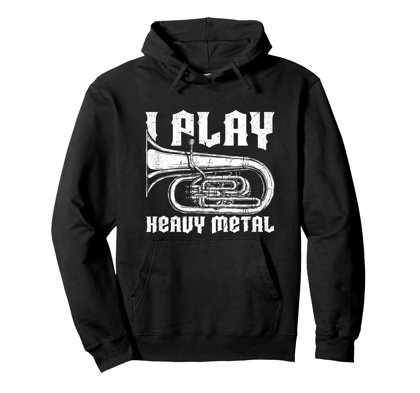 I Play Heavy Metal Tuba Player & Marching Band Instrument T-Shirt