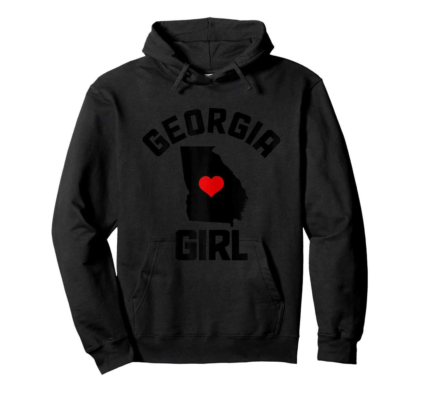 Georgia Heart State Map Girl T-Shirt