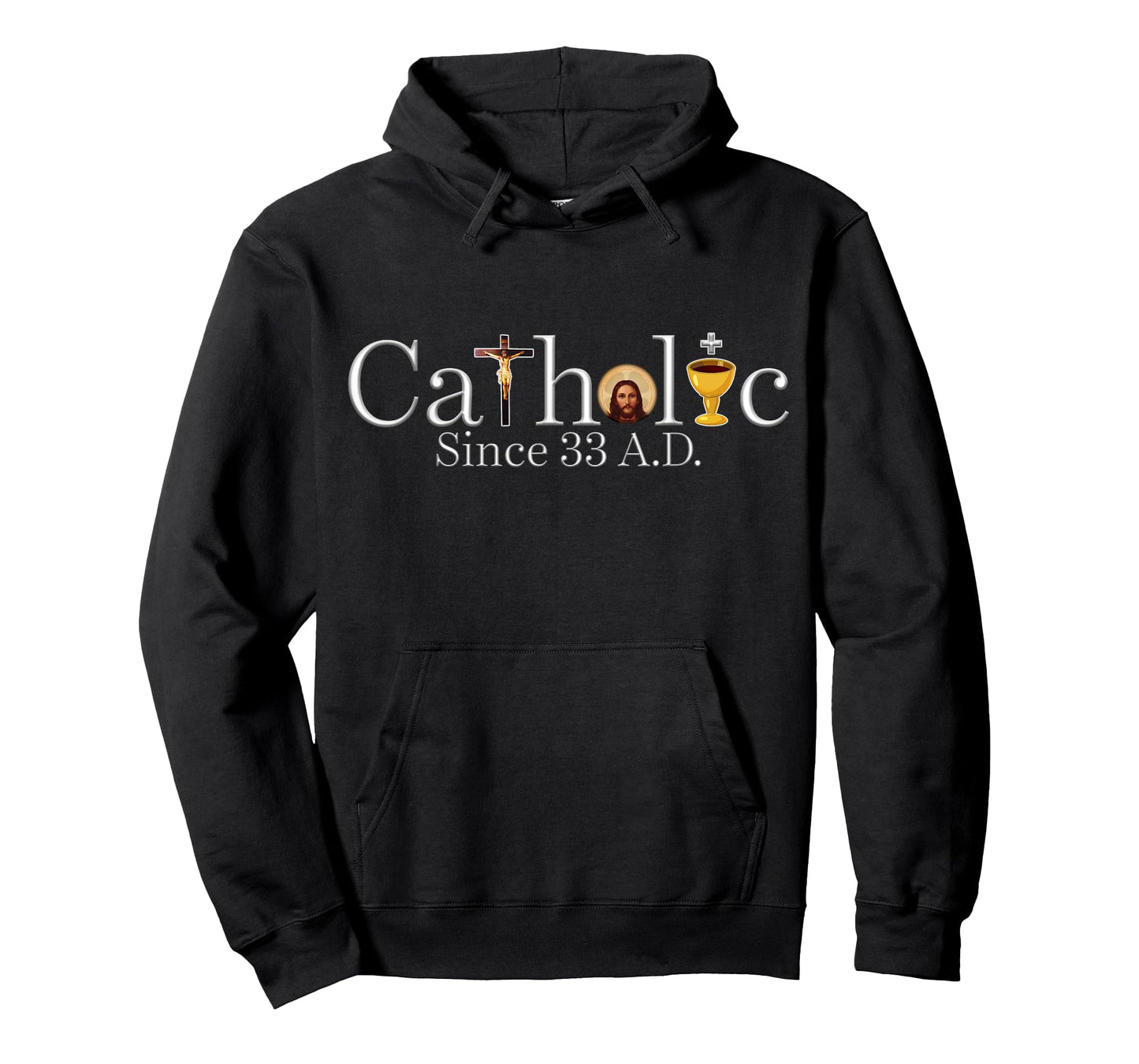 Catholic Since 33 AD Crucifix Jesus Eucharist Christianity T-Shirt