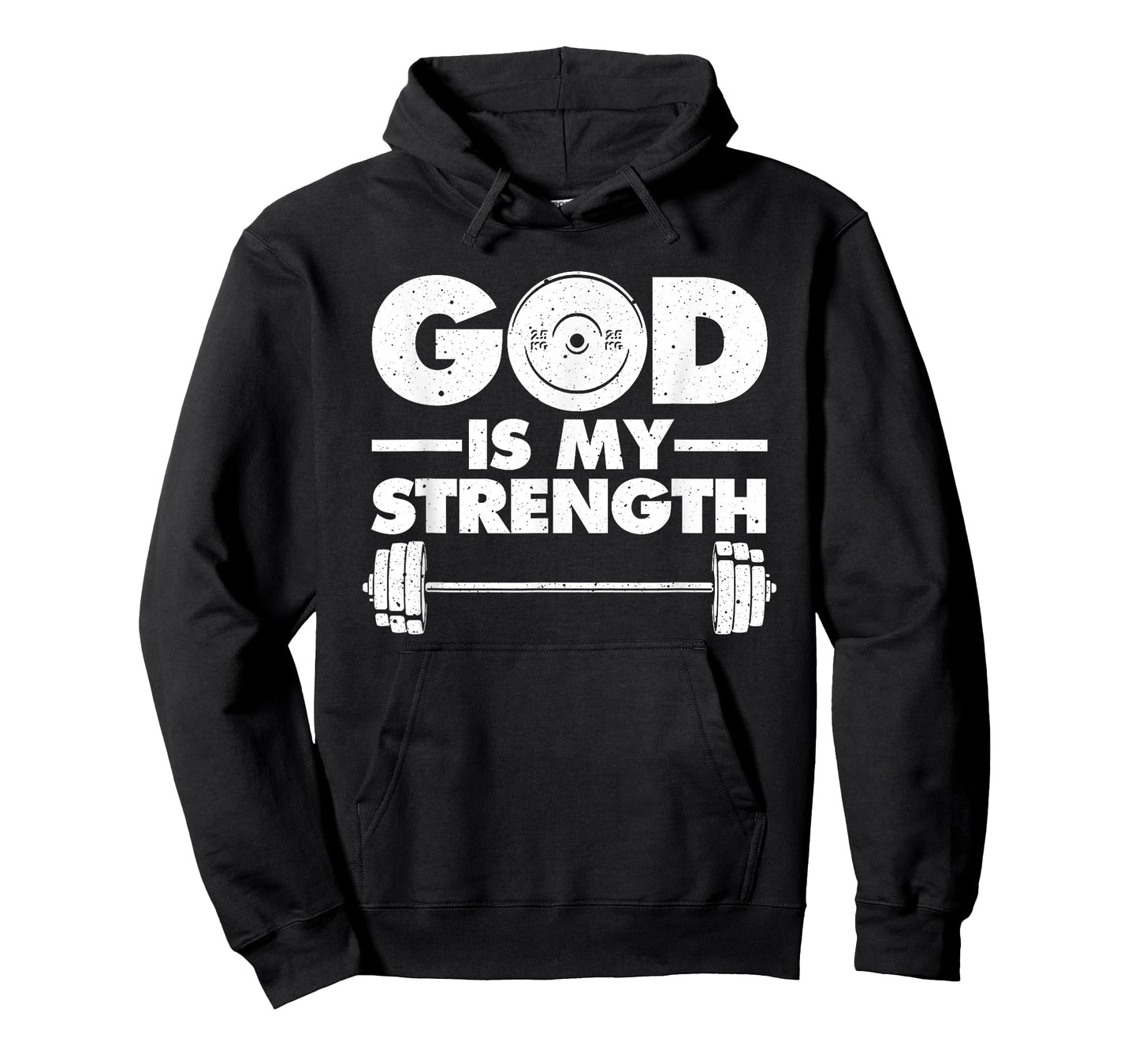 Funny Christian Workout Design Men Women God Is My Strength T-Shirt