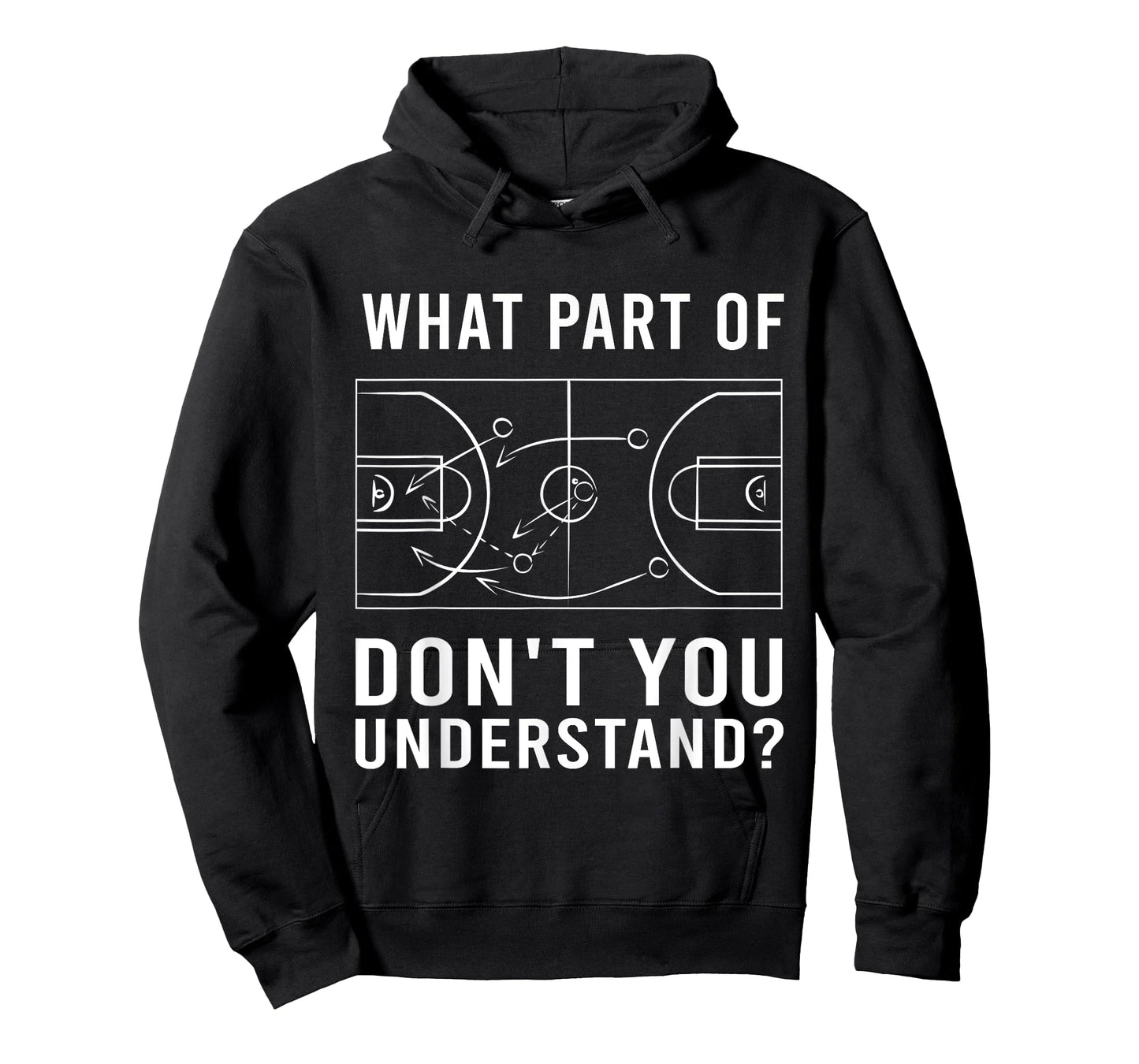 Funny Basketball Coach for Men Women Tactic Diagram Board T-Shirt