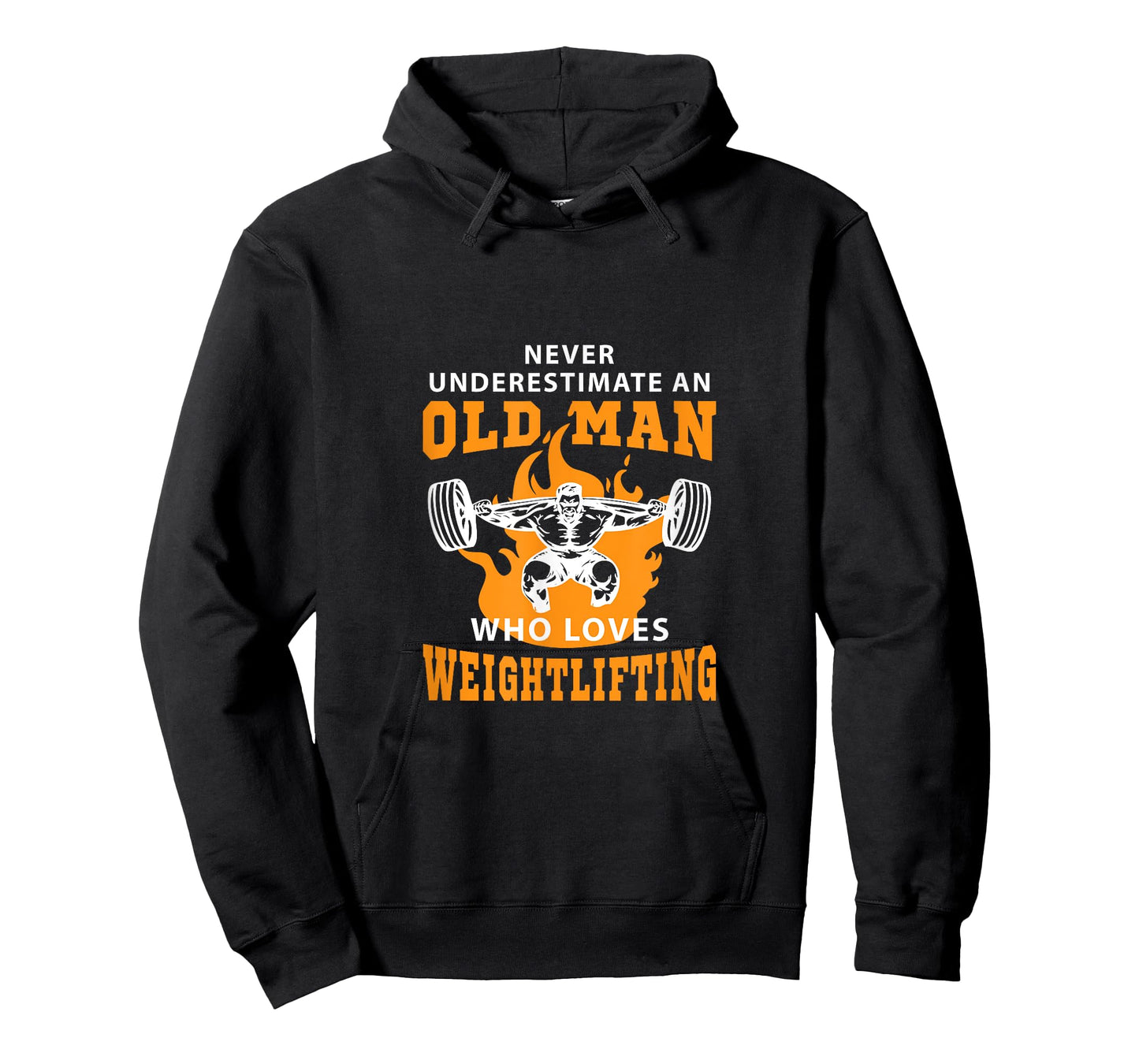 Never Underestimate An Old Man Who Loves Weightlifting Shirt
