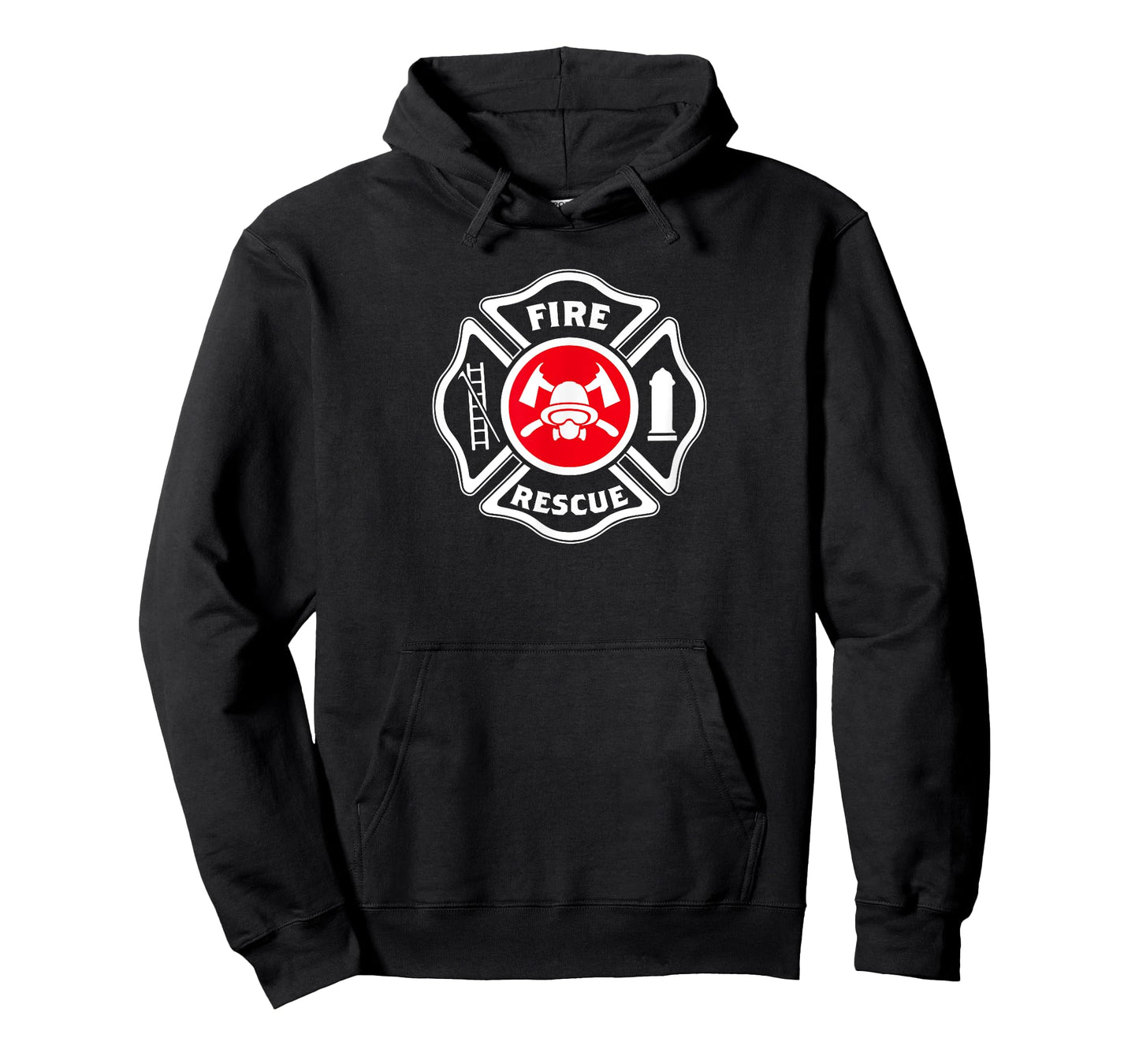 Fire & Rescue Maltese Cross Firefighter Gift T-Shirt