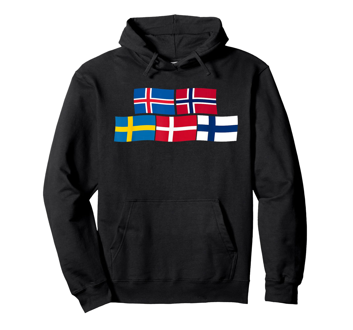 Scandinavian Flags, Nordic Countries T-Shirt