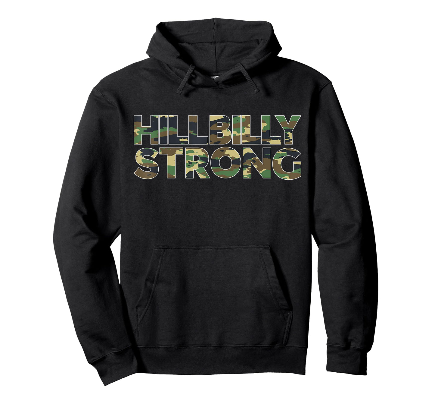 Hillbilly Strong Camouflage Country Rural Life Design T-Shirt