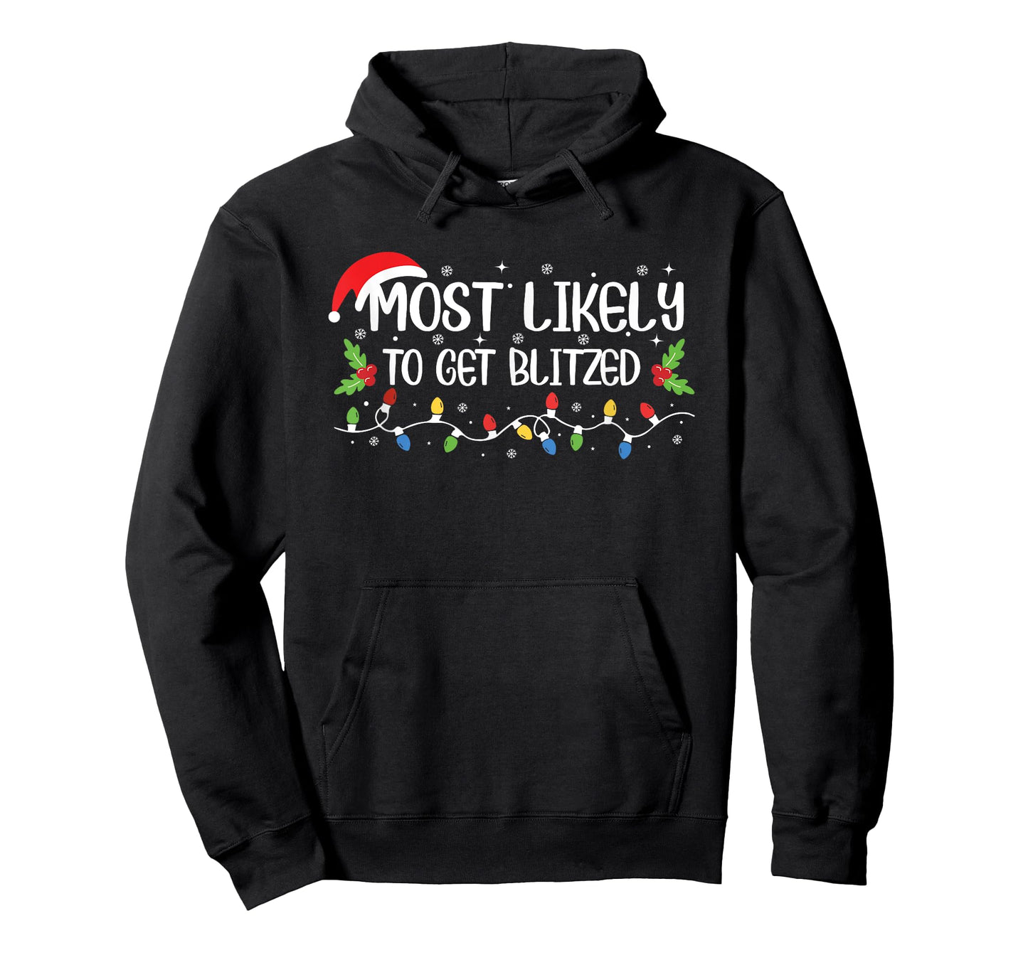 Funny Christmas Most Likely to Get Blitzed T-Shirt