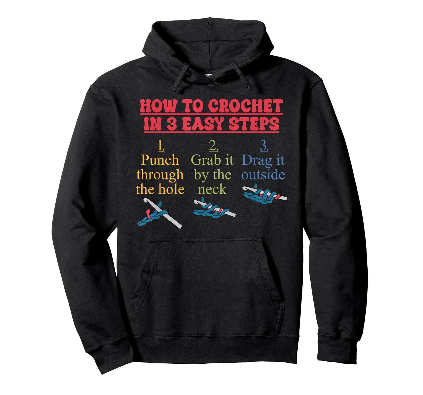 How to Crochet in 3 Easy Steps T-Shirt