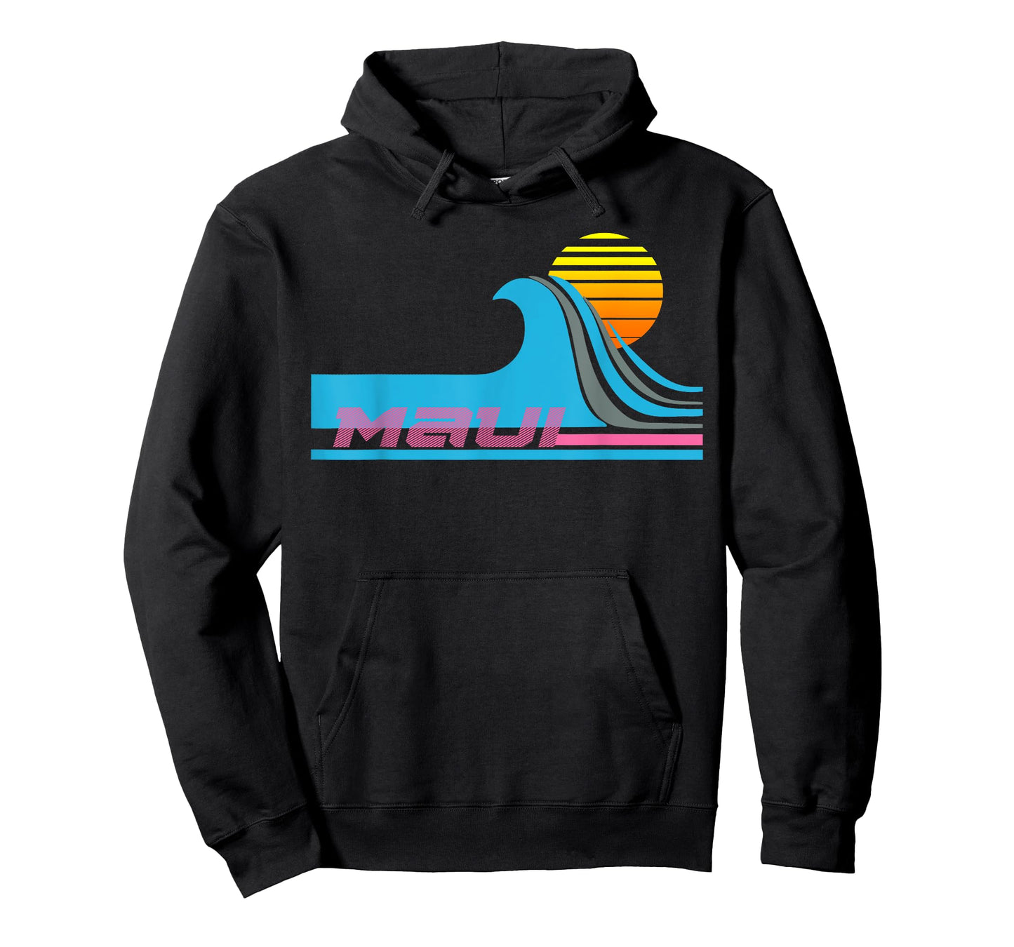Maui T Shirt Retro 80s Style Surf Tee T-Shirt