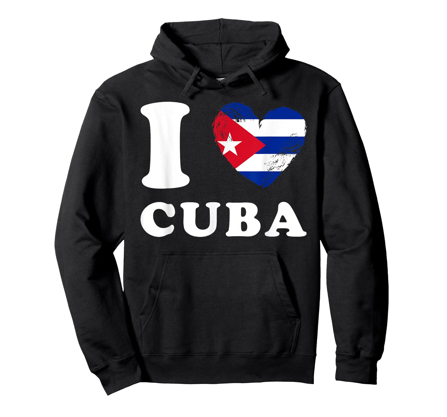 I Love Cuba - Heart Flag Cuba T-Shirt