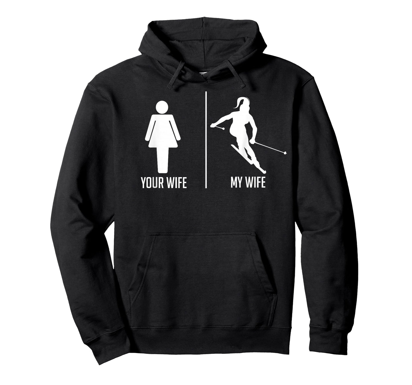 Ski Trip Skiing Wife Husband Marriage T-Shirt