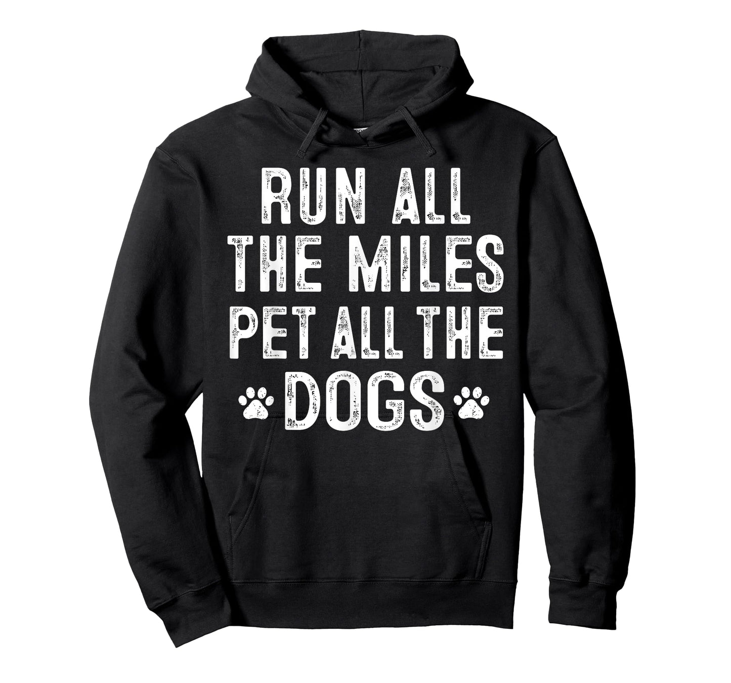 Run All The Miles Pet All The Dogs T-Shirt Runner Pet Lover T-Shirt