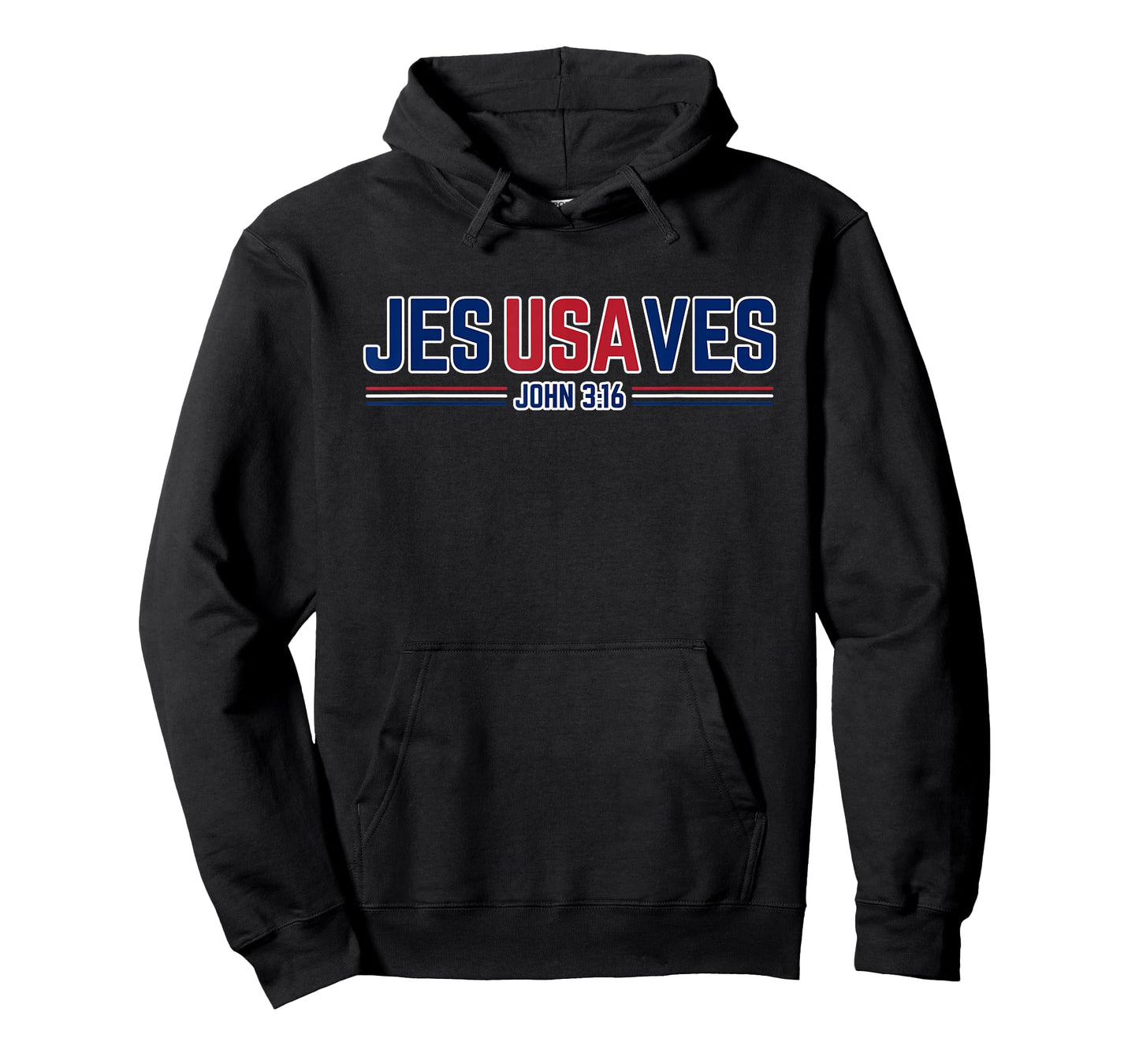 Jesus Saves USA - Christian Patriotic JesUSAves T-Shirt
