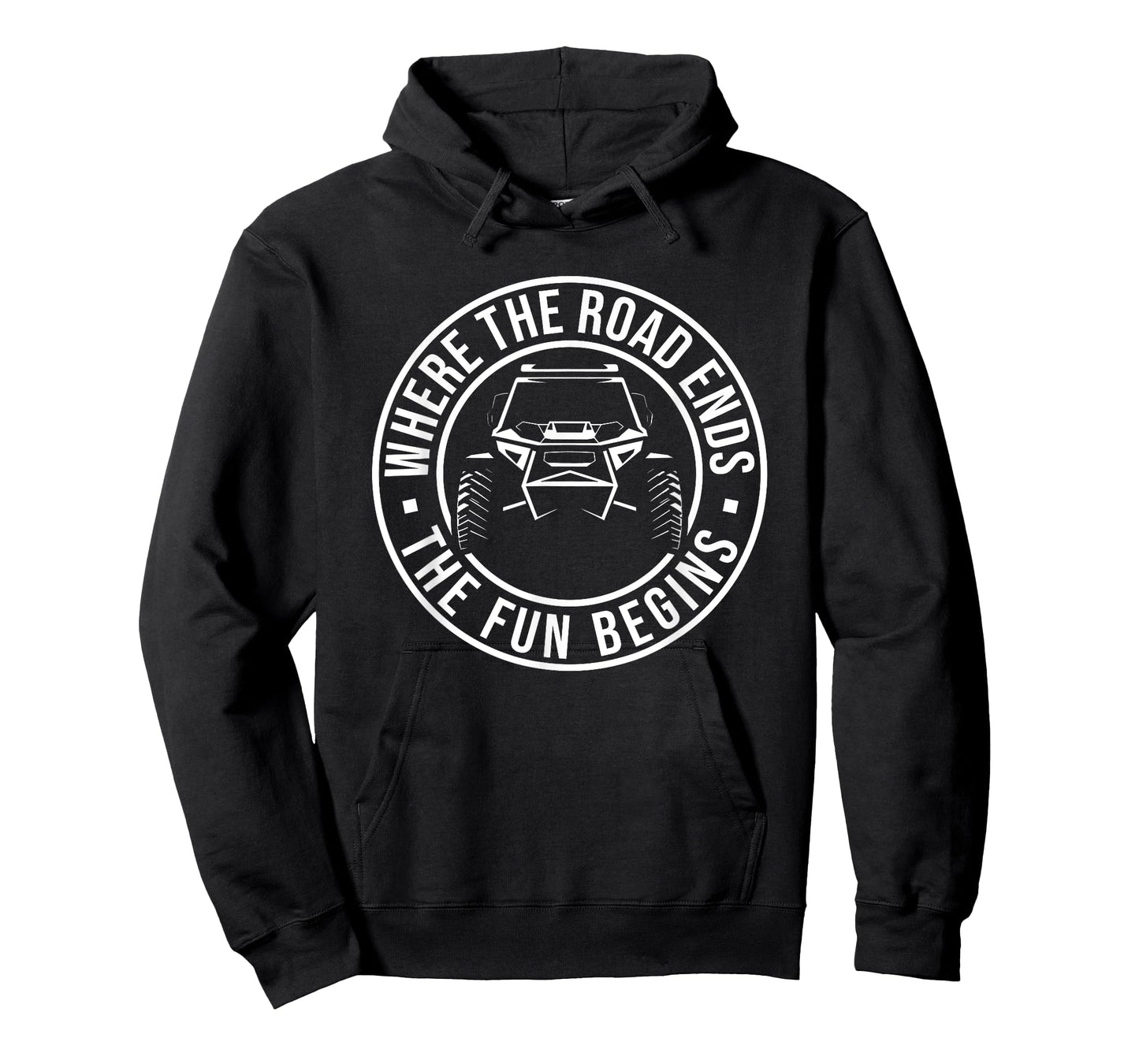 Offroading UTV Offroad Where The ROad Ends Rock Crawling T-Shirt