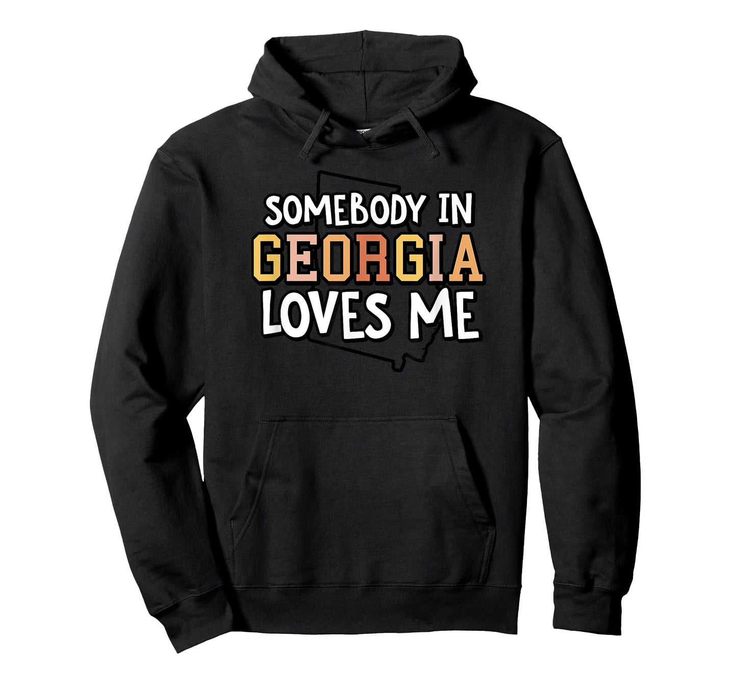 Somebody In Georgia Loves Me Funny USA State Travel T-Shirt