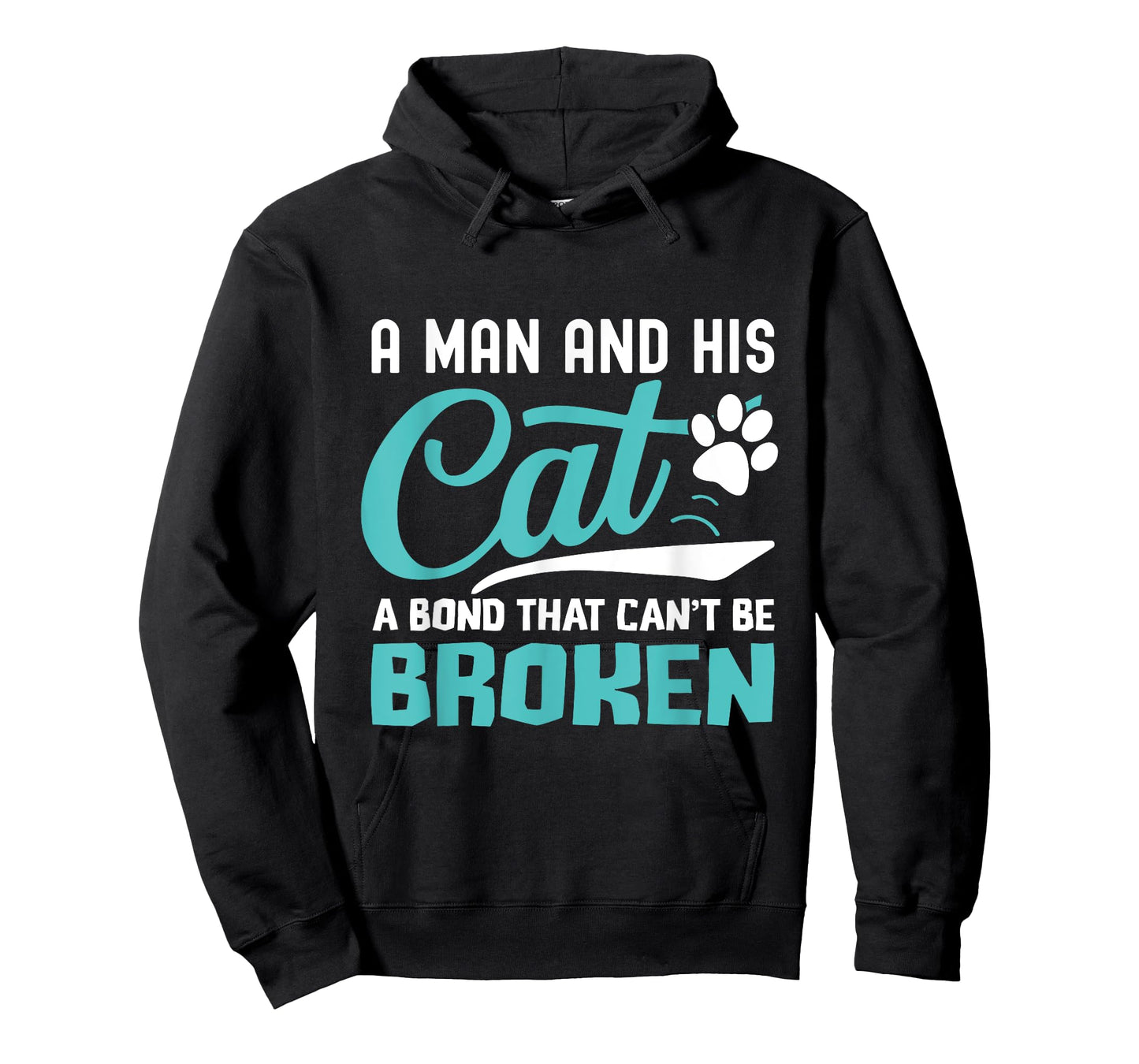 A man and his cat a bond that can't be broken T-Shirt