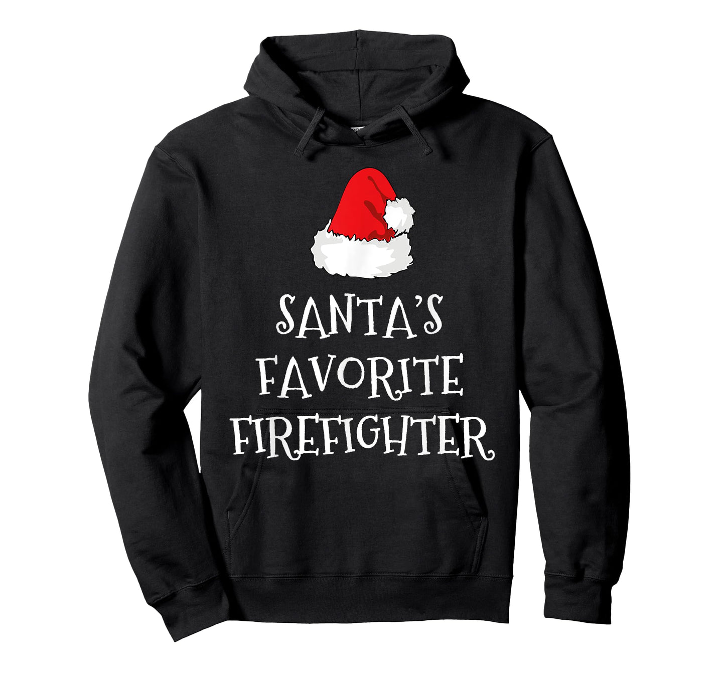 Santa's Favorite Firefighter Christmas Funny Xmas Fireman T-Shirt