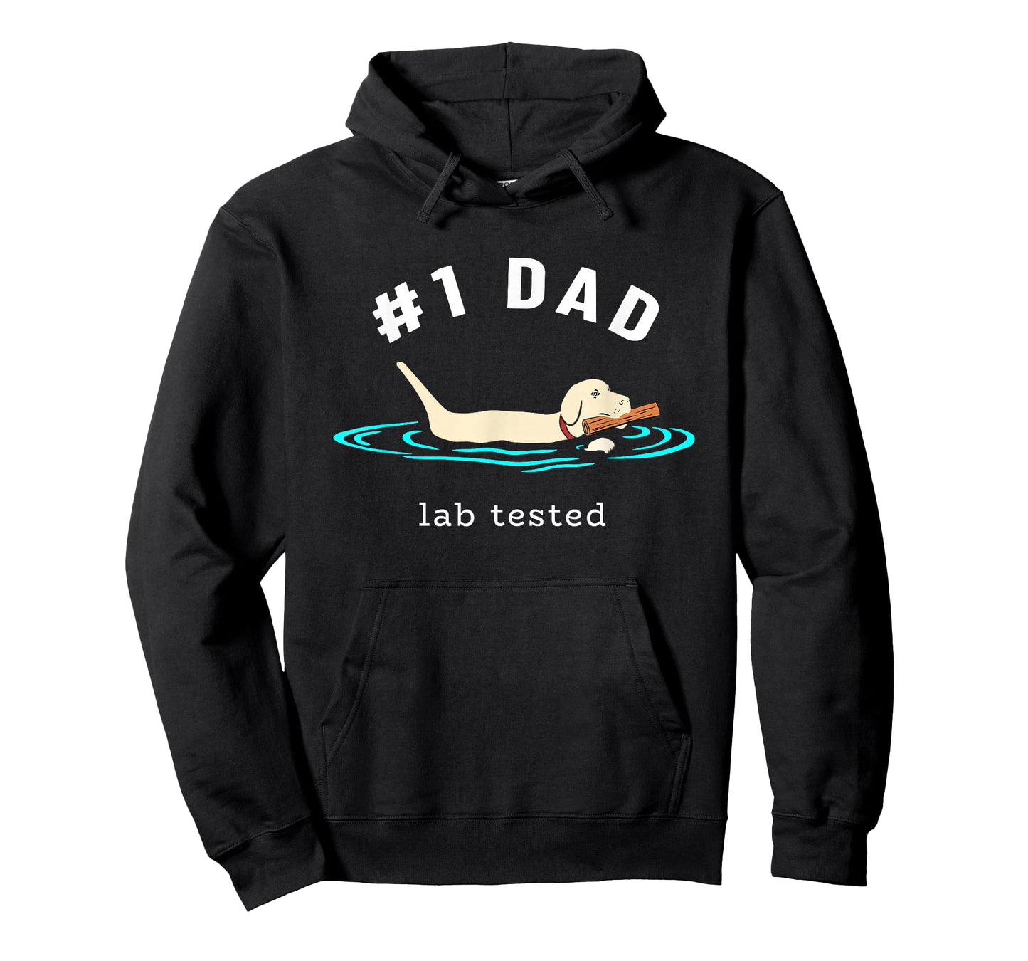 Lab Dad Yellow Labrador Retriever #1 Dad Lab Tested T-Shirt