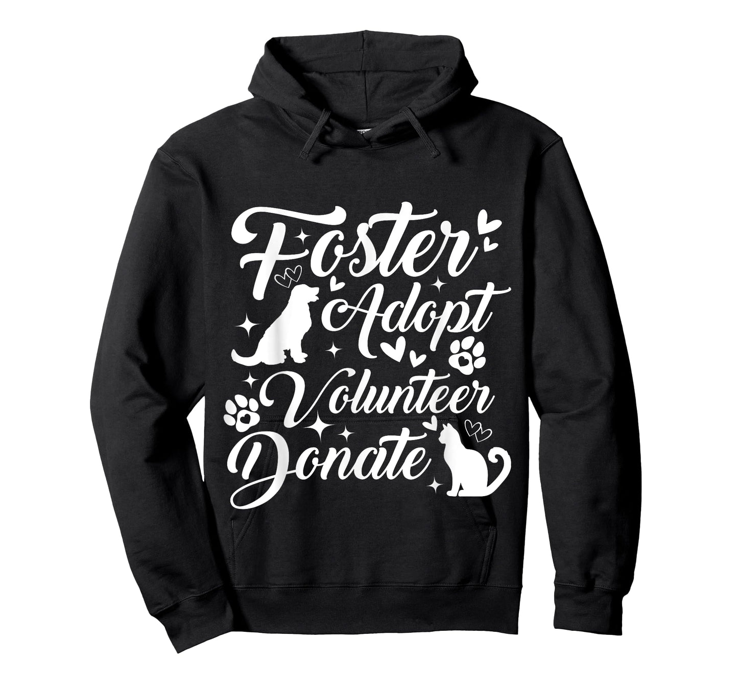 Foster Adopt Volunteer Donate Animal Rescue Shelter Lover T-Shirt