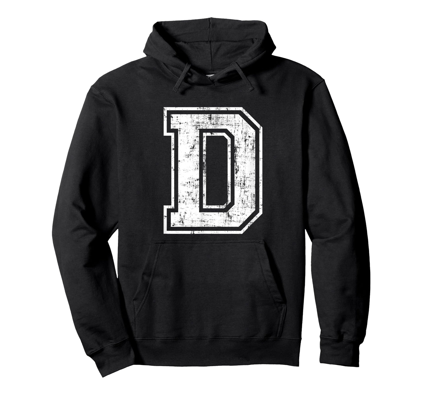 Letter D Uppercase Alphabet Initial School College Varsity T-Shirt