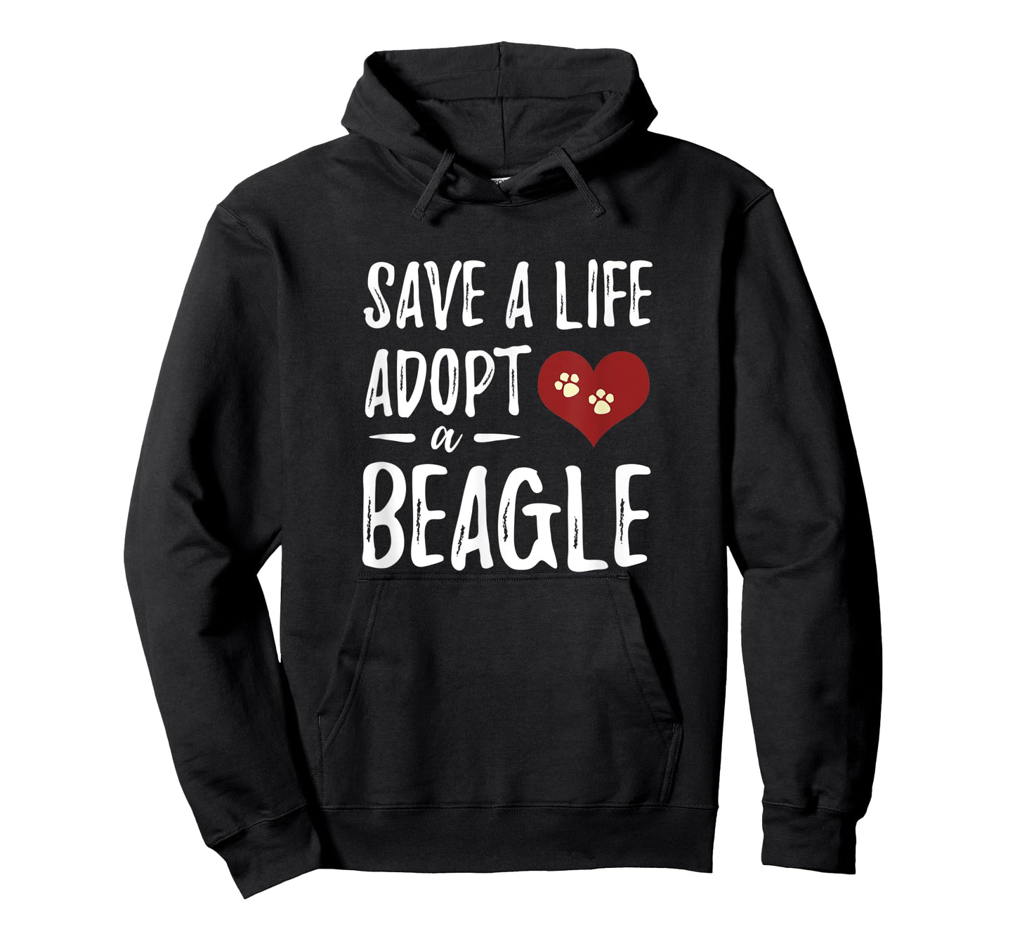 Save a Life Adopt a Beagle for Rescue Dog Mom T-Shirt for Men Women