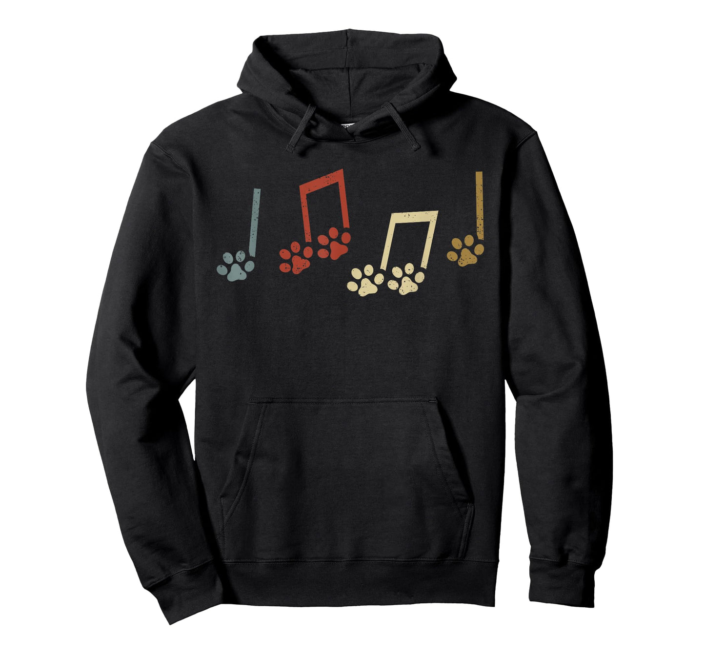 Dog Music Note Music Teacher Funny Country Music Dog Owner T-Shirt