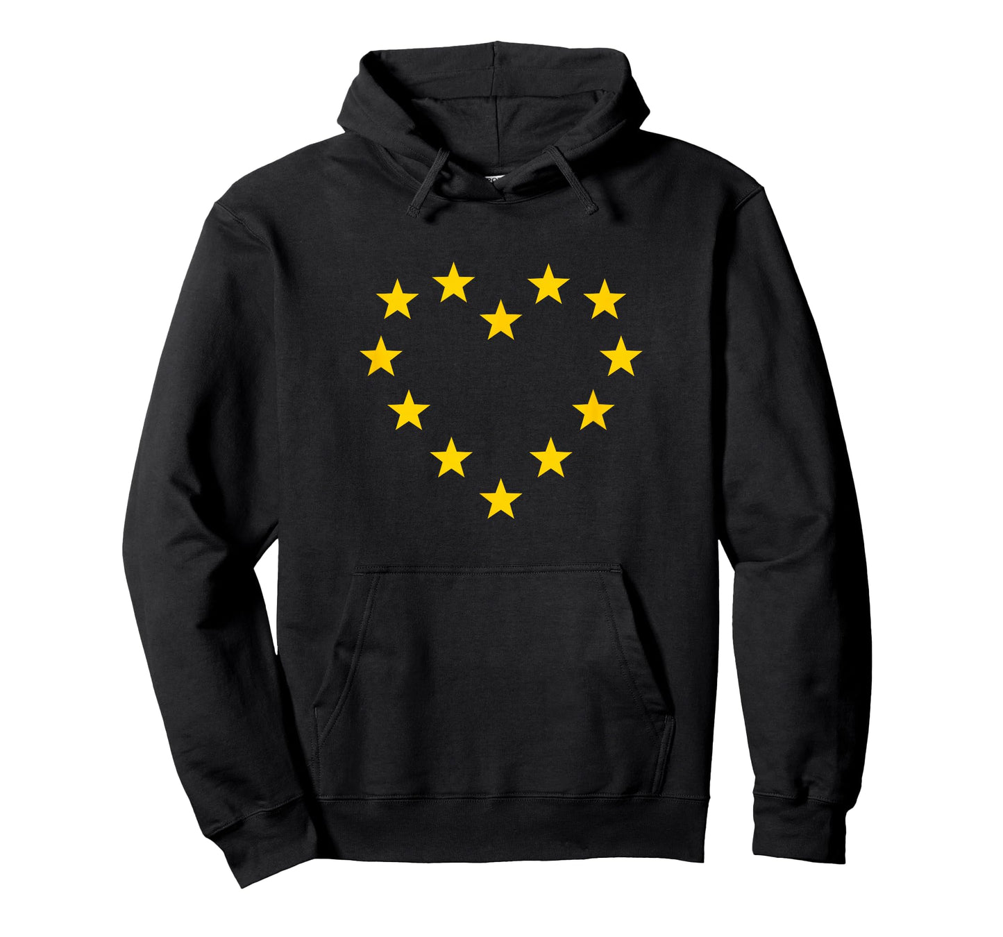 EU Stars Heart European Union Flag Symbol Europe Sign Logo T-Shirt