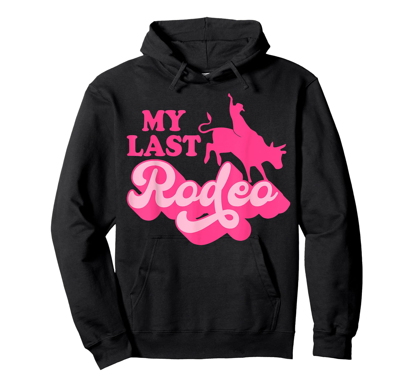 My Last Rodeo Western Cowgirl Hat Pink Bachelorette Party T-Shirt