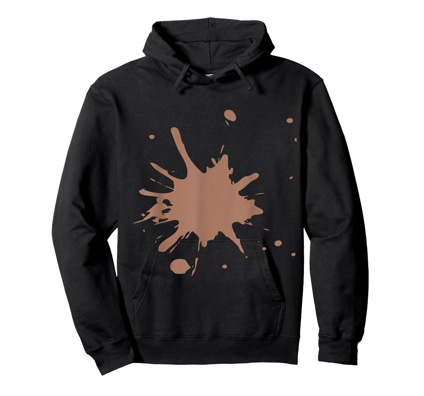 Color of the Year 2025 Mocha Mousse with Splat Design T-Shirt