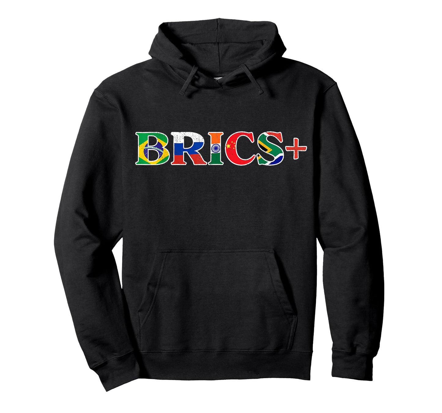 BRICS+ Flag Letter Brazil Russia India China & South Africa T-Shirt