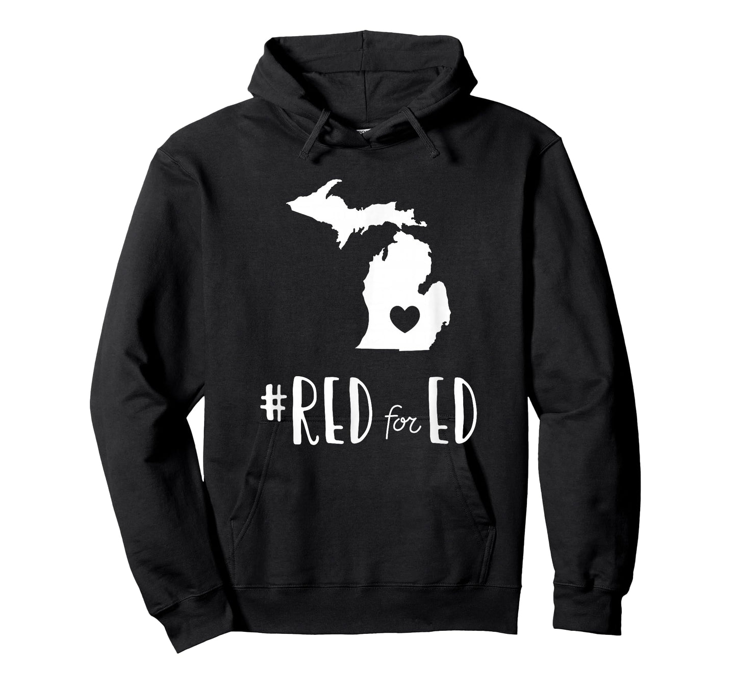 Red For Ed Michigan Teacher Public Education T-Shirt
