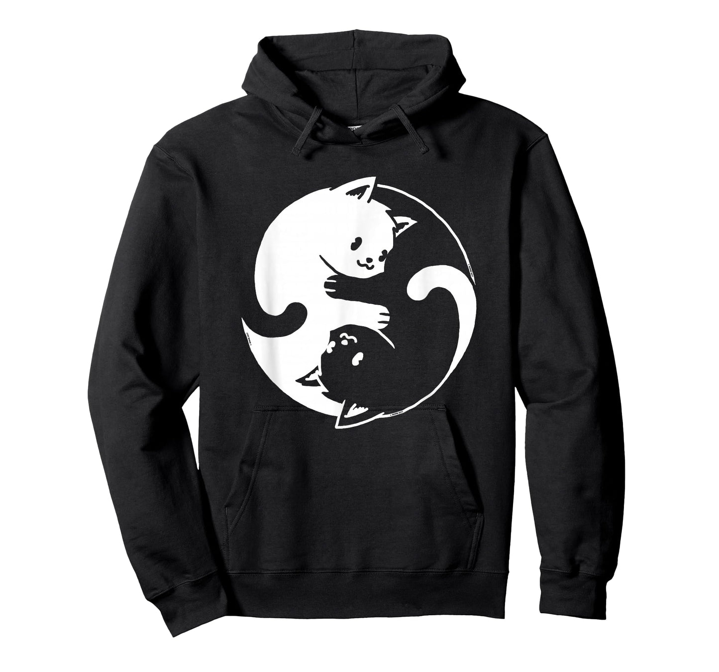 Yin Yang Cat Shirt I Love Cats Gift for Cat Lover Yoga Cat T-Shirt