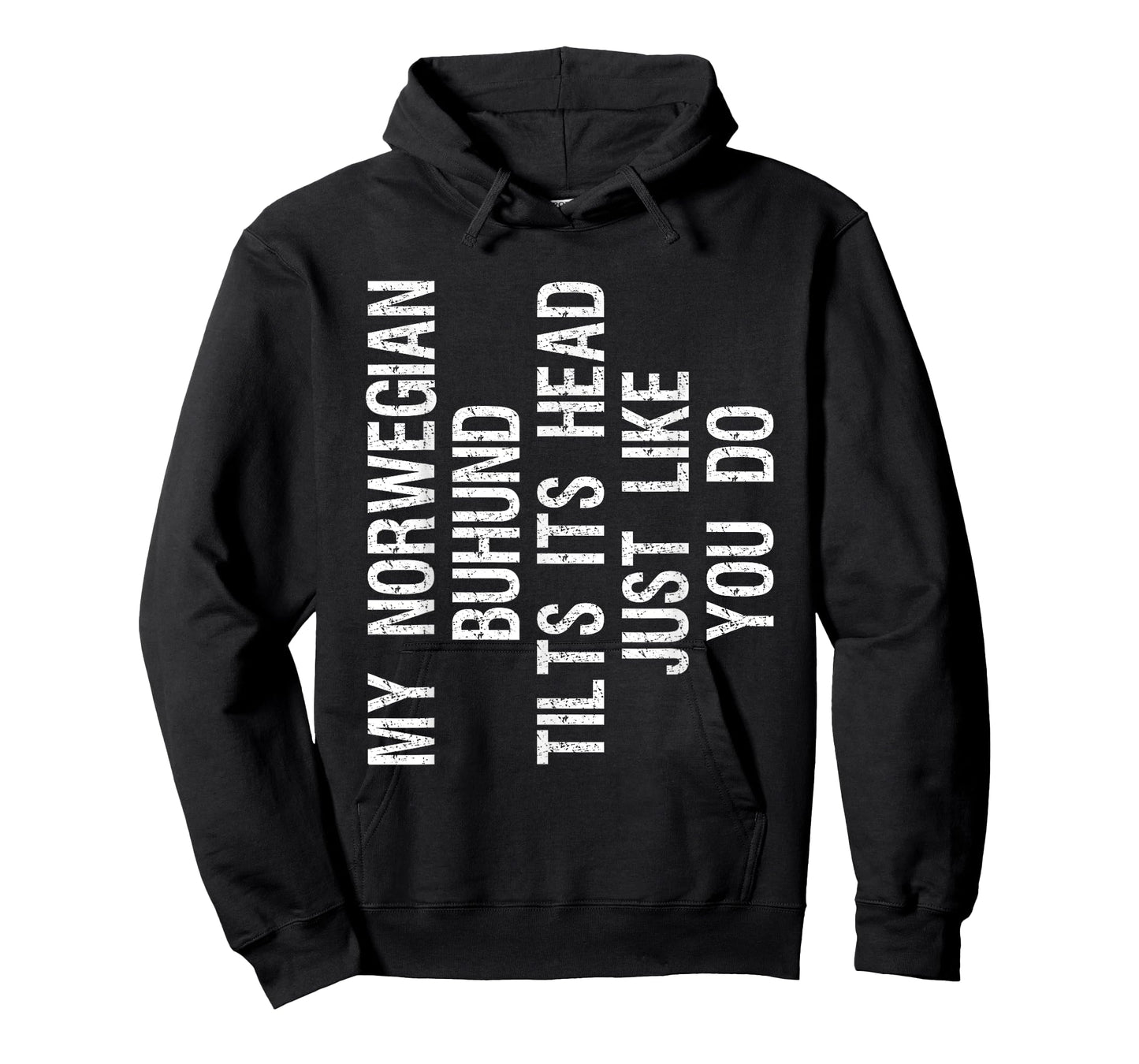 My Norwegian Buhund Dog Tilts Its Head Funny T-Shirt