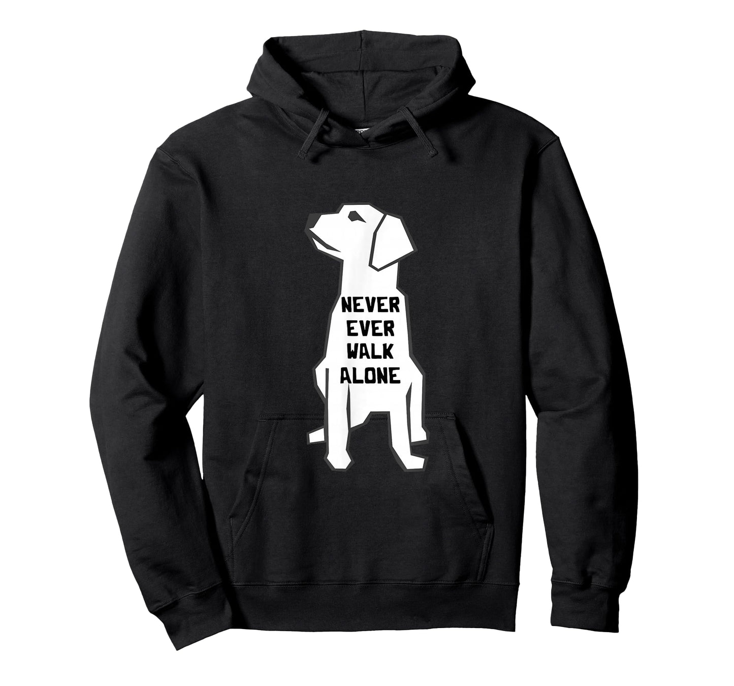 Never Ever Walk Alone Dog Walker Pet Owner Puppies Dog Lover T-Shirt