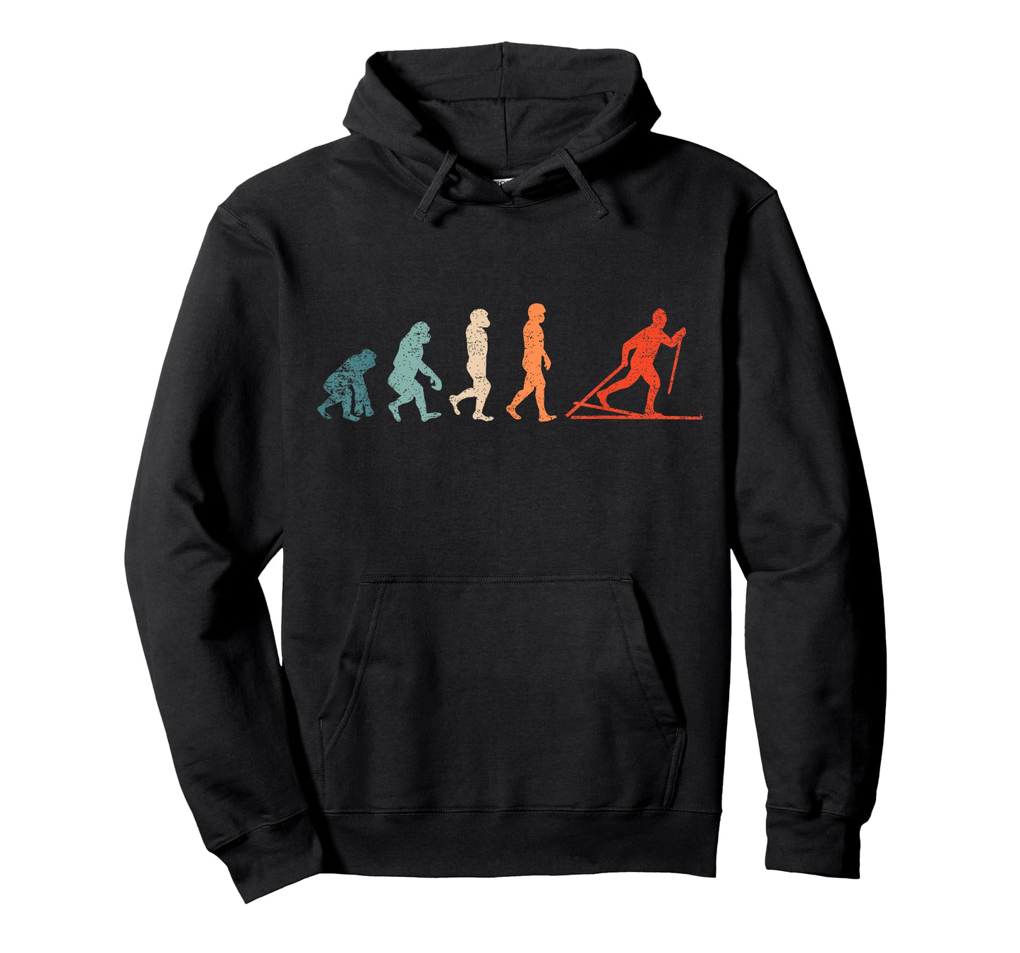 Cross Country Evolution XC Skiing Outfit Funny Ski T-Shirt