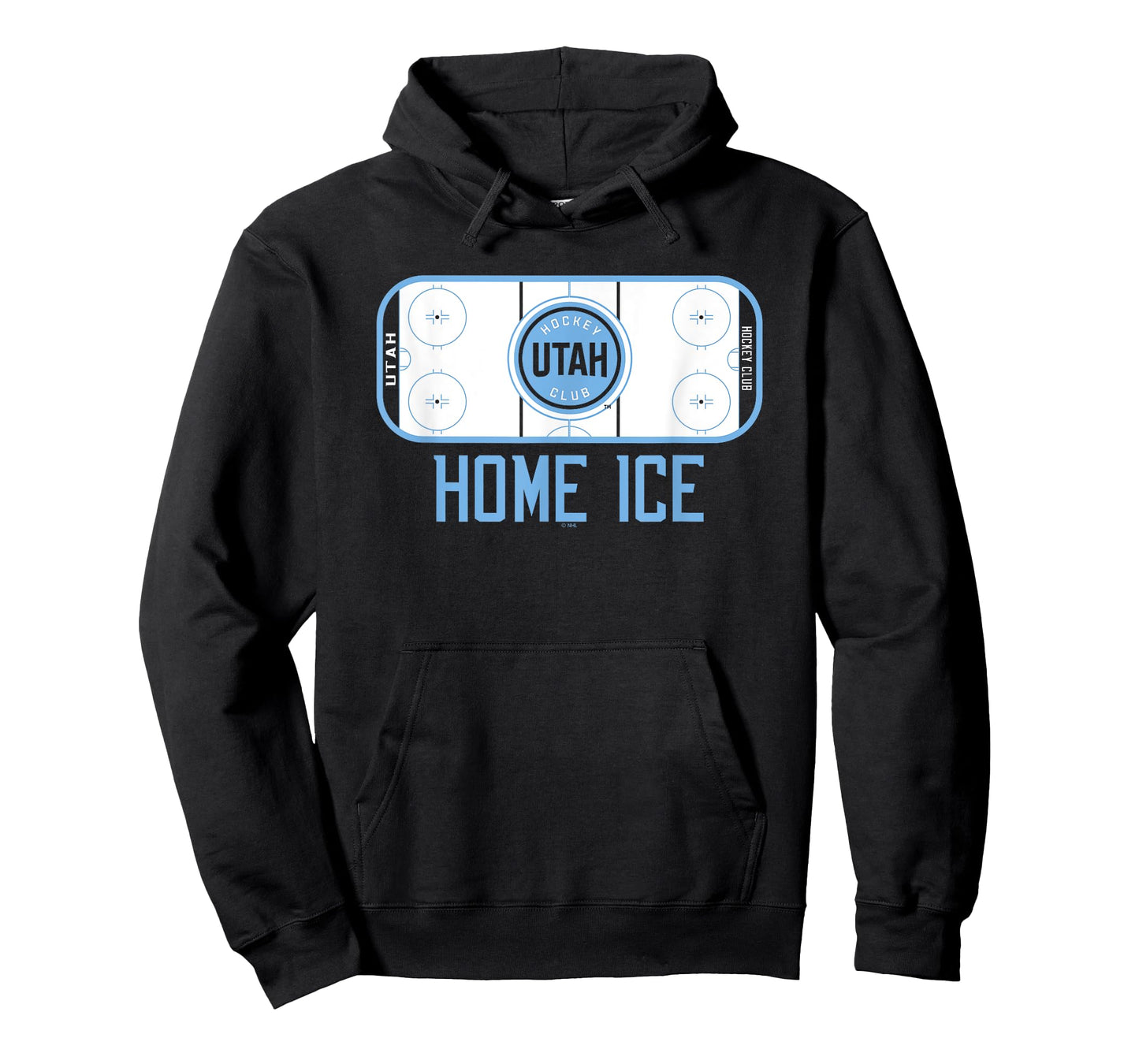 Utah Hockey Club Home Ice Black Officially Licensed T-Shirt