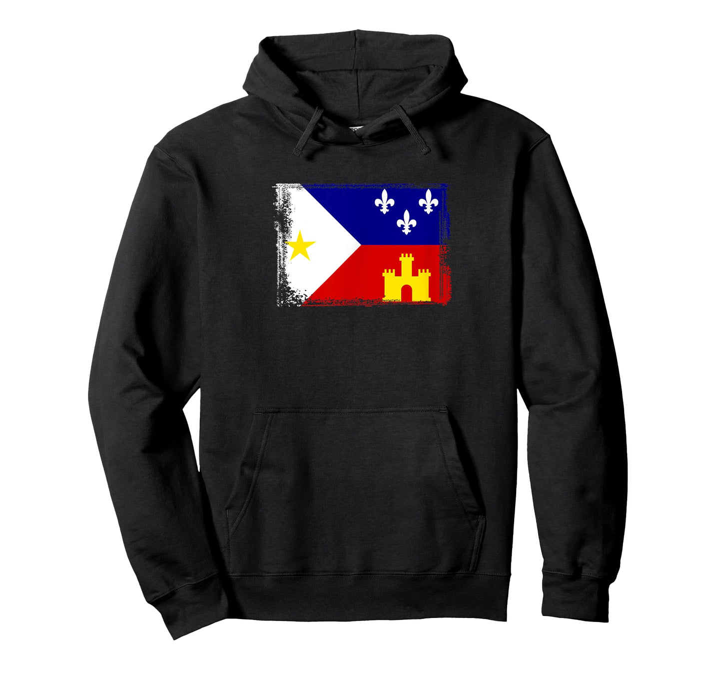 Louisiana Cajun Acadiana Flag T-Shirt
