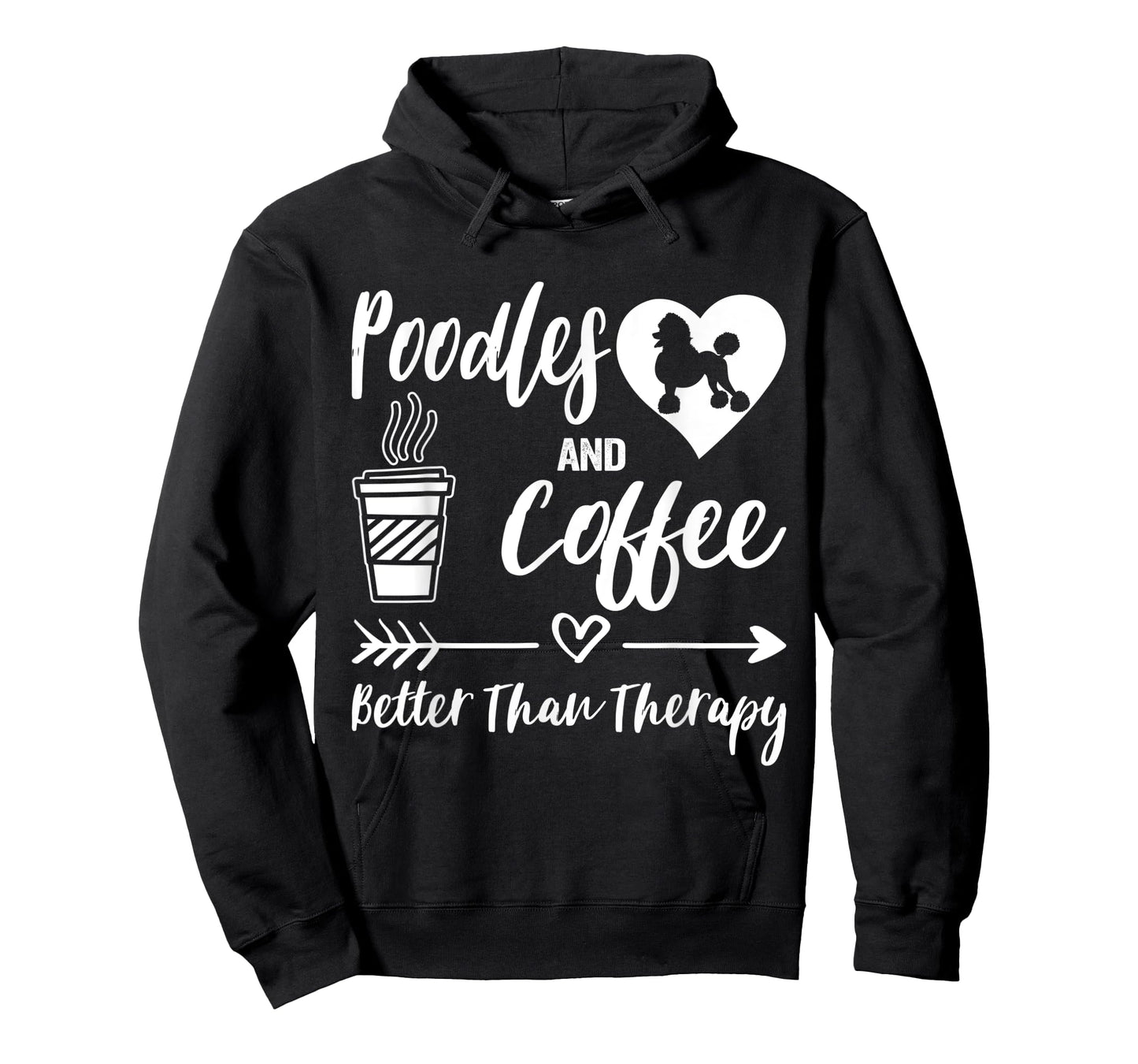 Poodle And Coffee Poodle Mom Poodle Dad Coffee T-Shirt