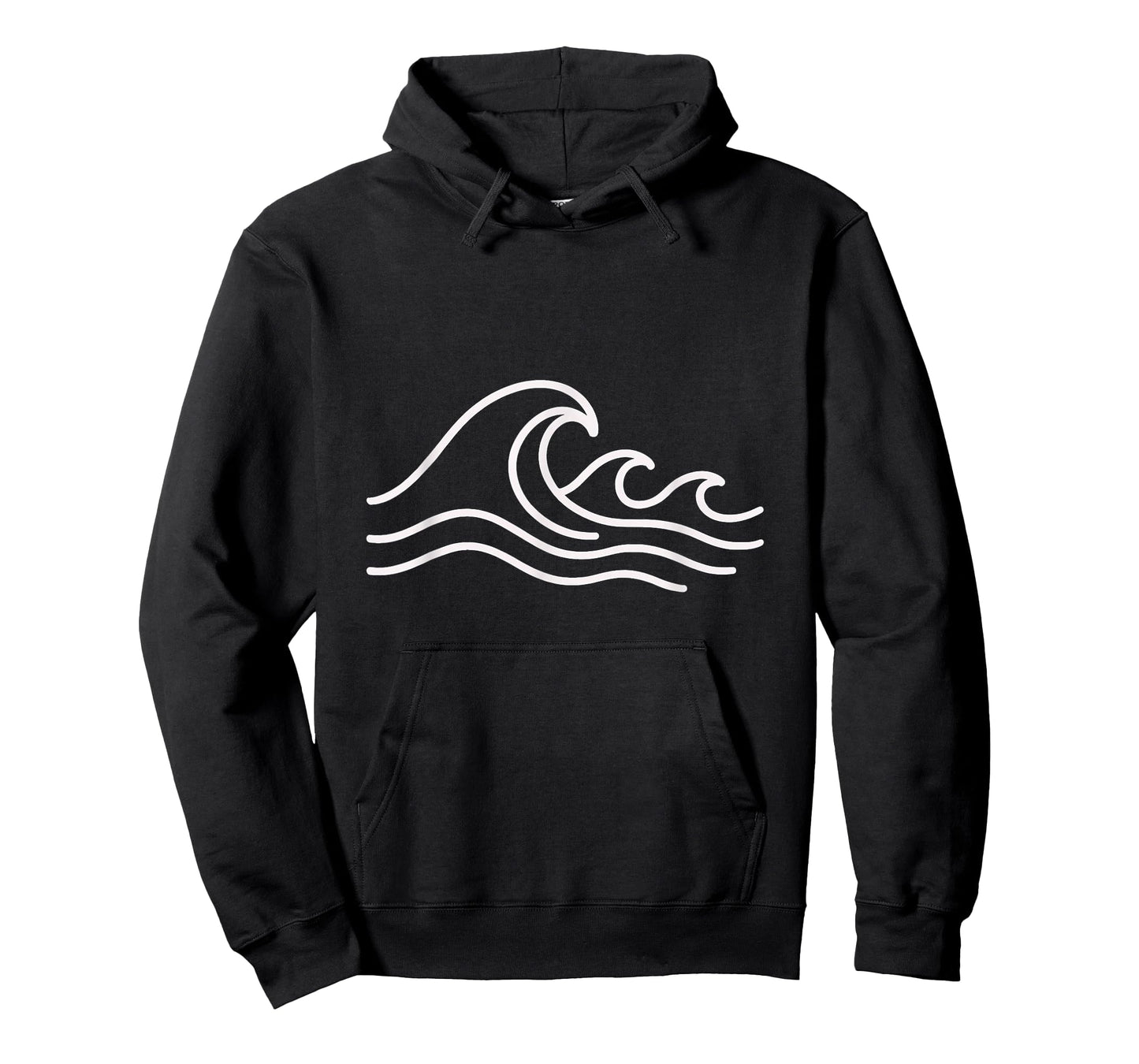 Minimal Wave Line Art Sea T-Shirt