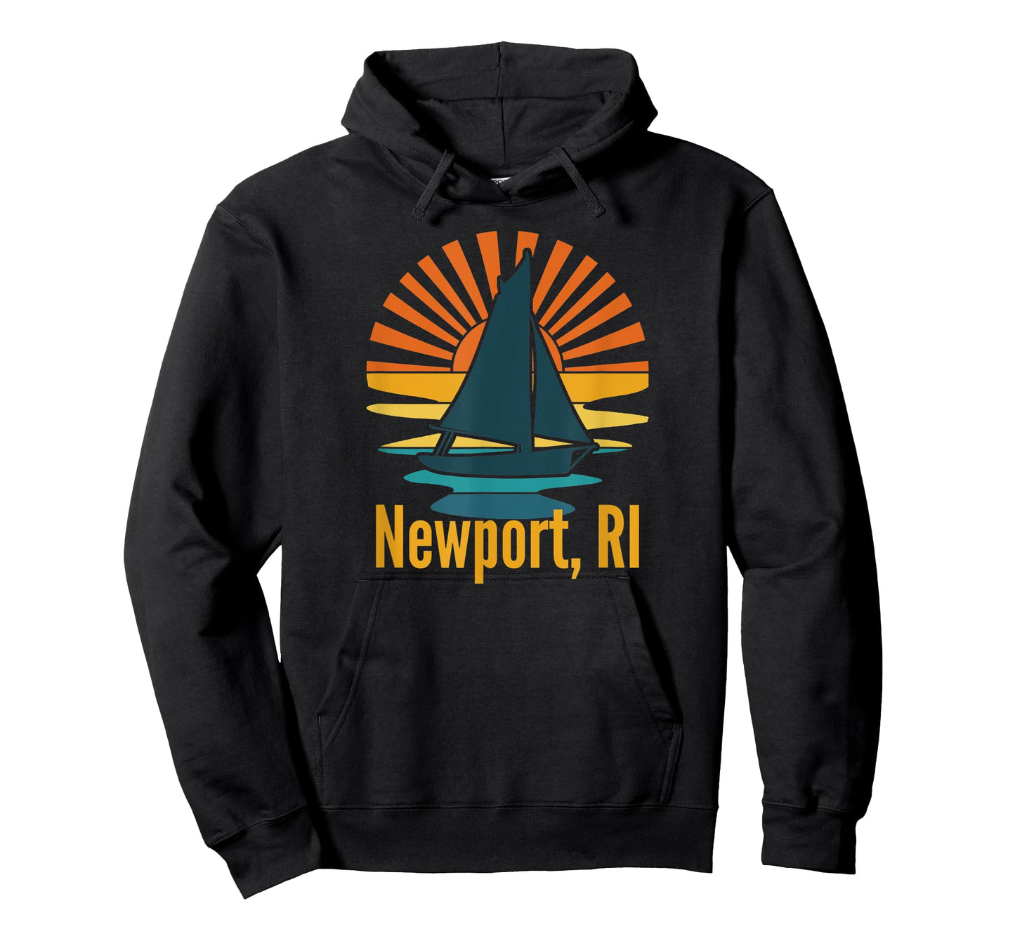 Newport Rhode Island RI Vintage Sailboat T-Shirt