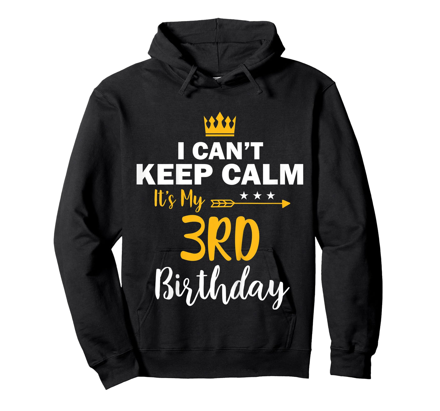 Kids I Cant Keep Calm It's My 3rd Birthday T-Shirt