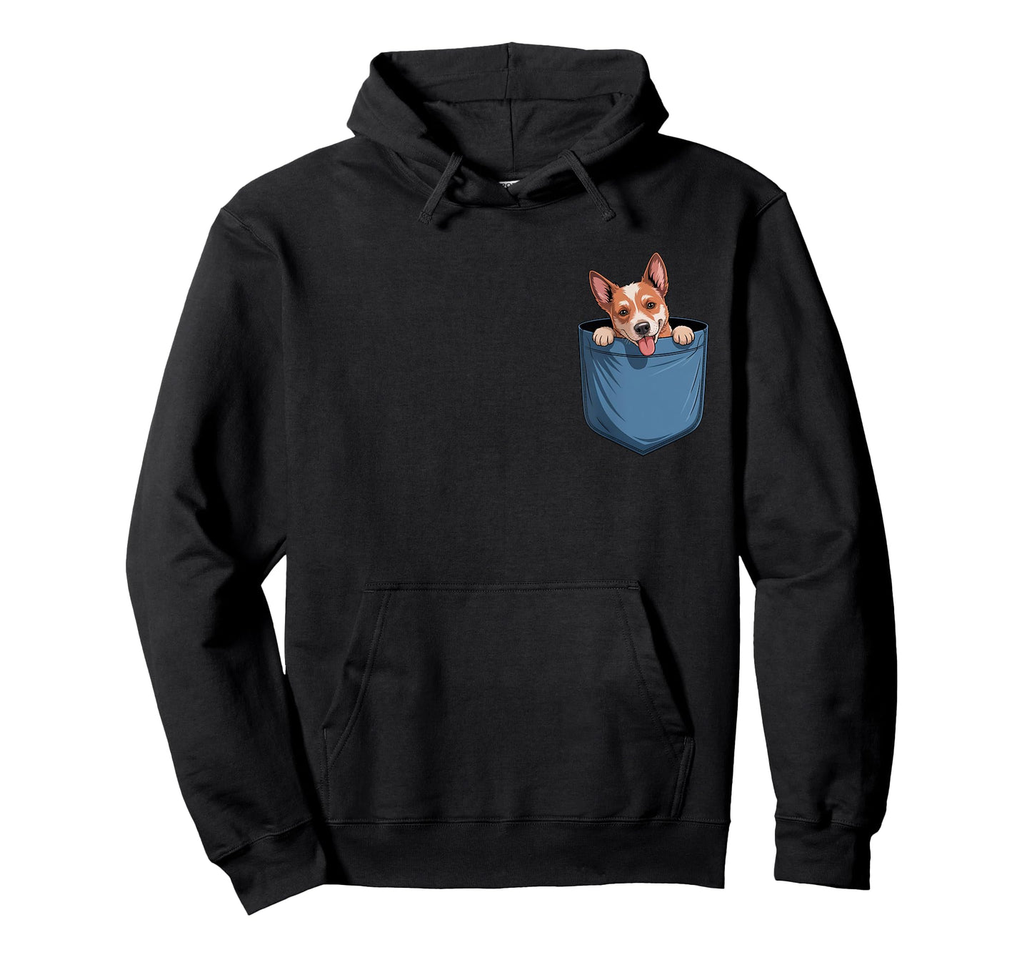 Cute Pocket Red Heeler Lover Australian Cattle Dog Mom T-Shirt