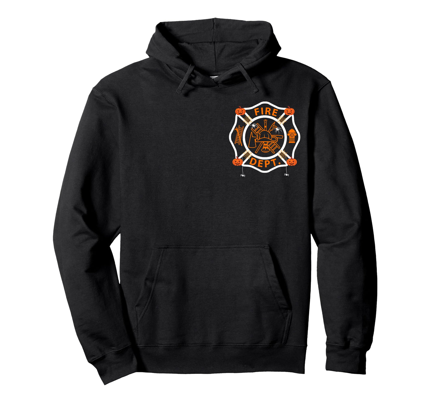 Halloween Firefighter Fireman Fire Dept department Logo Men T-Shirt