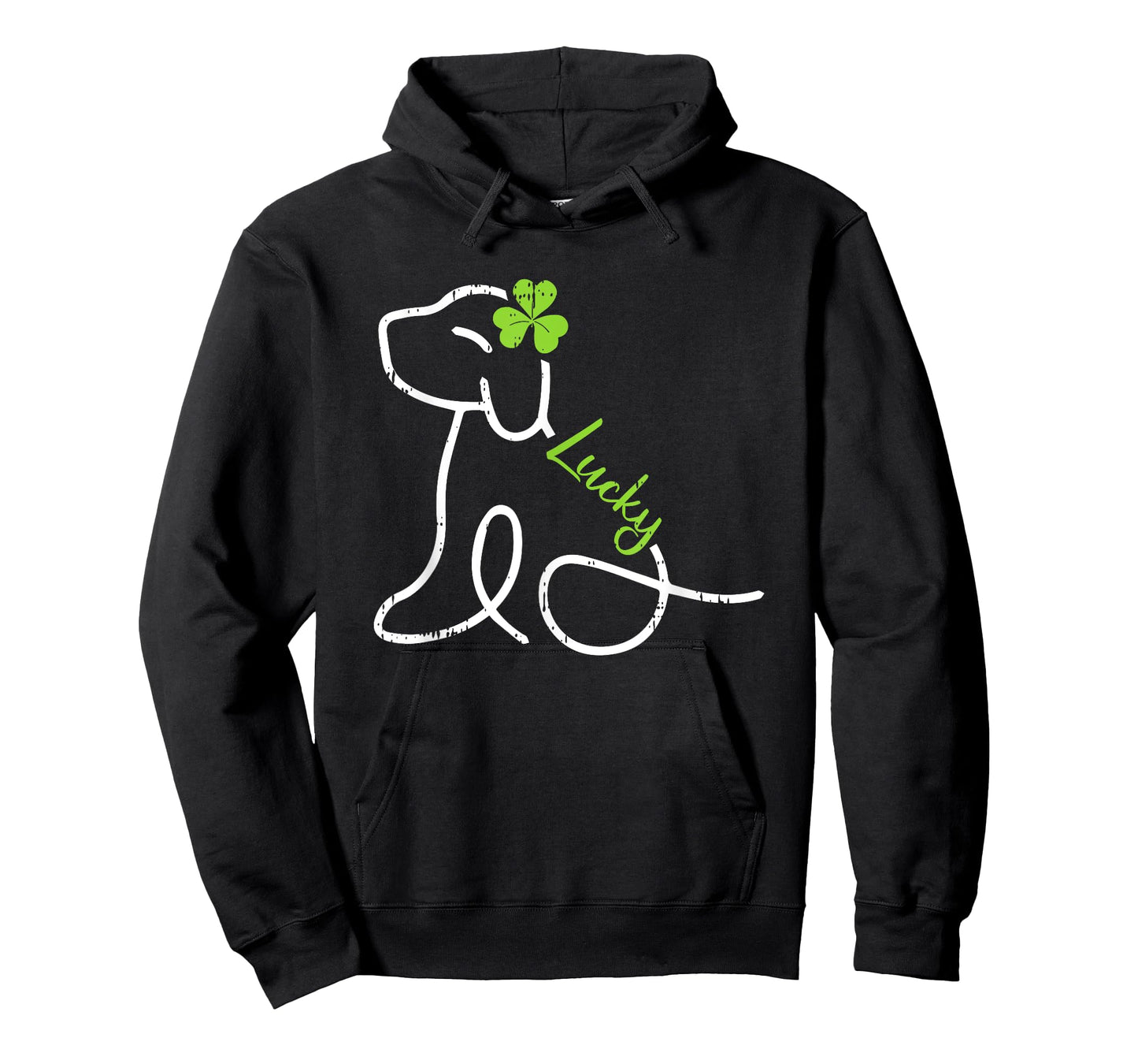 Lucky Dog St Patricks Day Cute Irish Puppy Shamrock Clover Men Women Kids T-Shirt