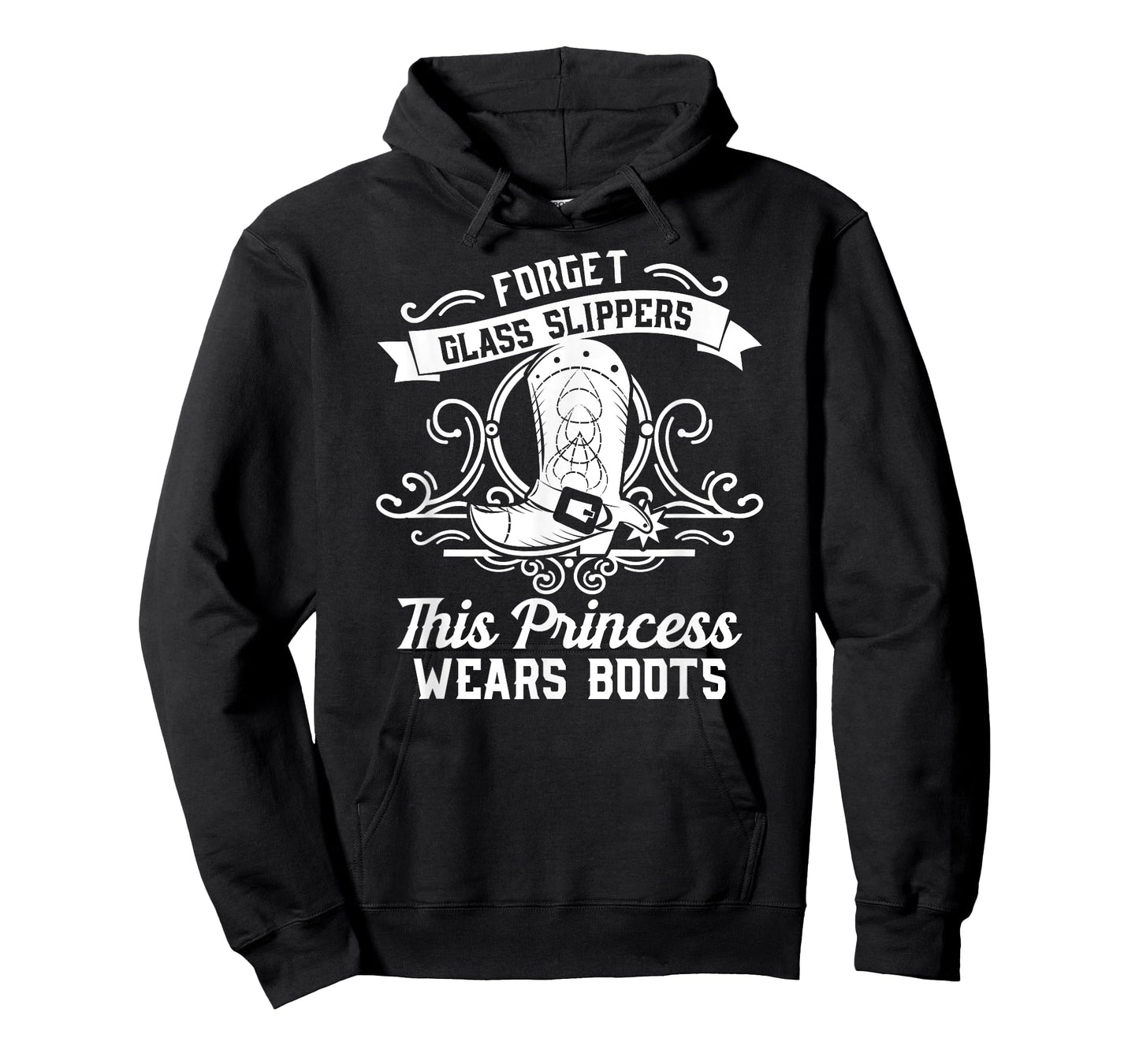 Fun Badass Princess Wears Boots Cowgirl Gift Design T-Shirt