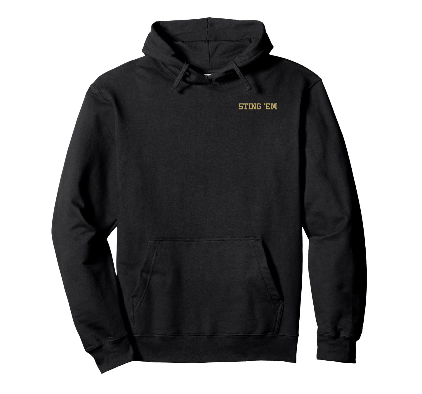 Georgia Tech Yellow Jackets Front/Back Sting 'Em Navy T-Shirt