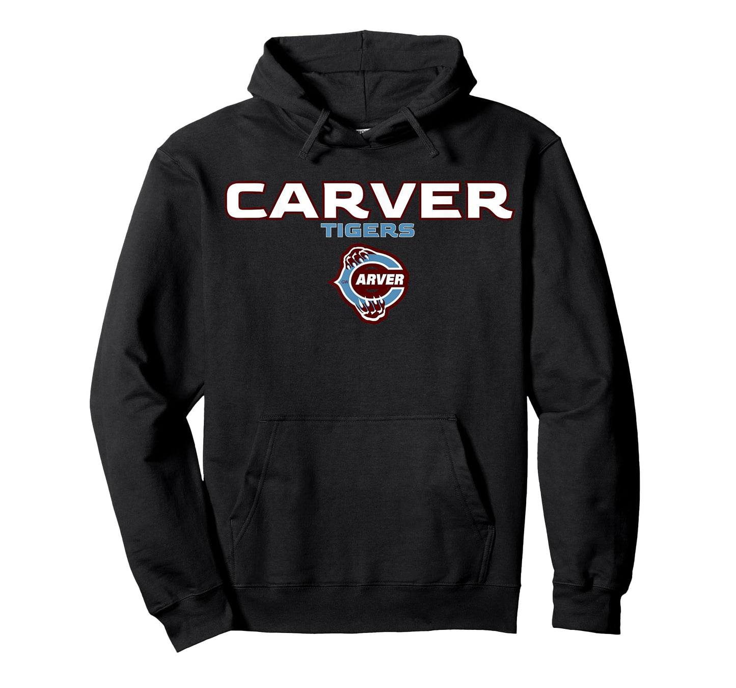 Carver High School Tigers Stacked T-Shirt