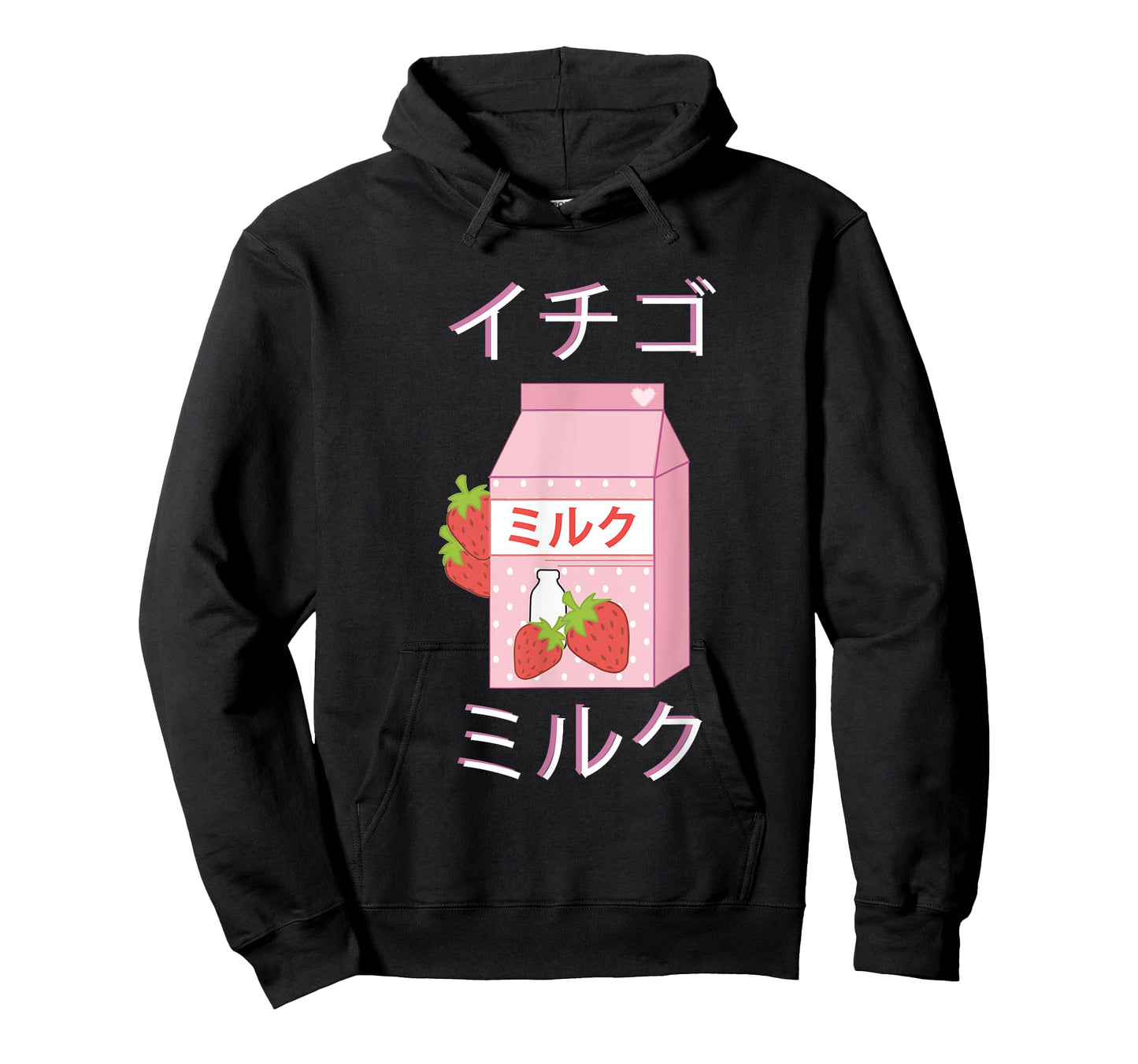 Japanese Milk Carton T-Shirt Gift Strawberry milkshake Tee T-Shirt