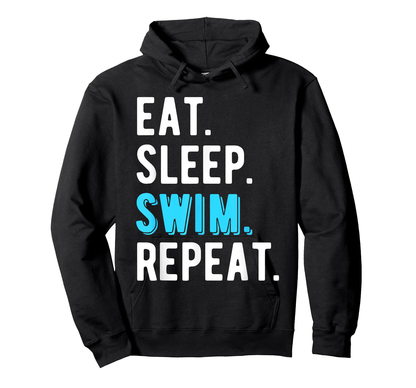 Eat Sleep Swim Repeat Swimming Swimmer Cool Funny T-Shirt