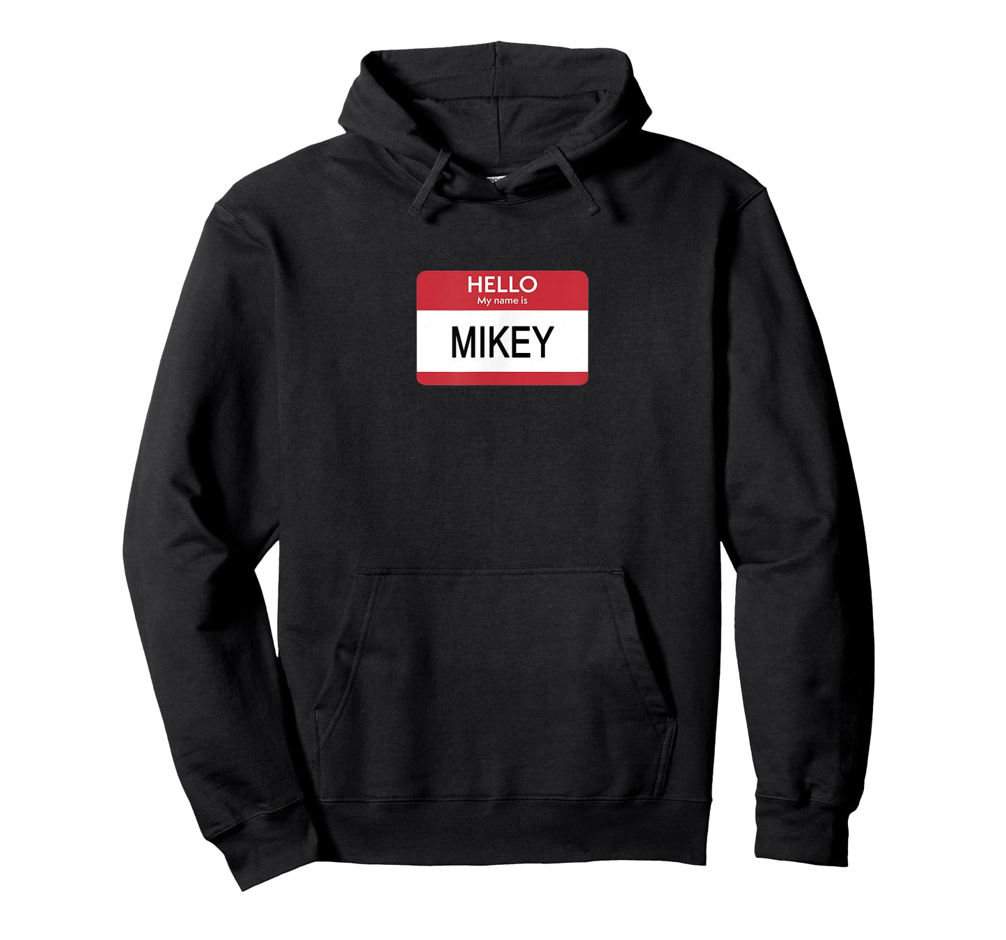 Hello My Name Is Mikey Name Tag Sticker Label T-Shirt