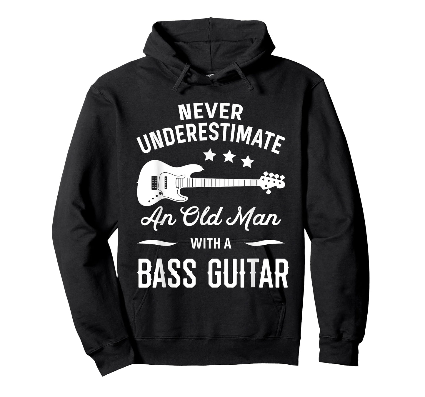 Bass Guitarist Old Man Funny Birthday T-Shirt Bassist T-Shirt